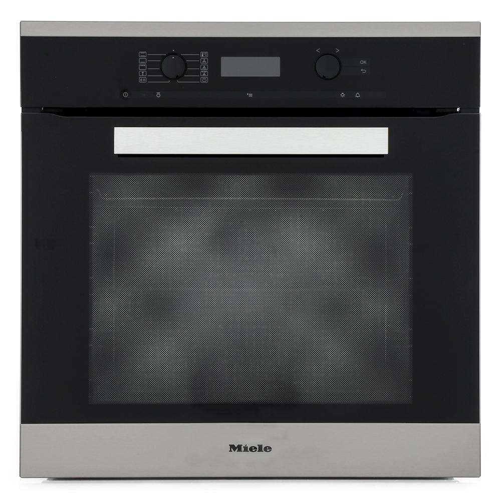 Buy Miele PureLine H6260B CleanSteel Single Built In Electric Oven