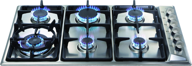 CDA HCG931SS 6 Burner Gas Hob - Stainless Steel - Buy Online Today