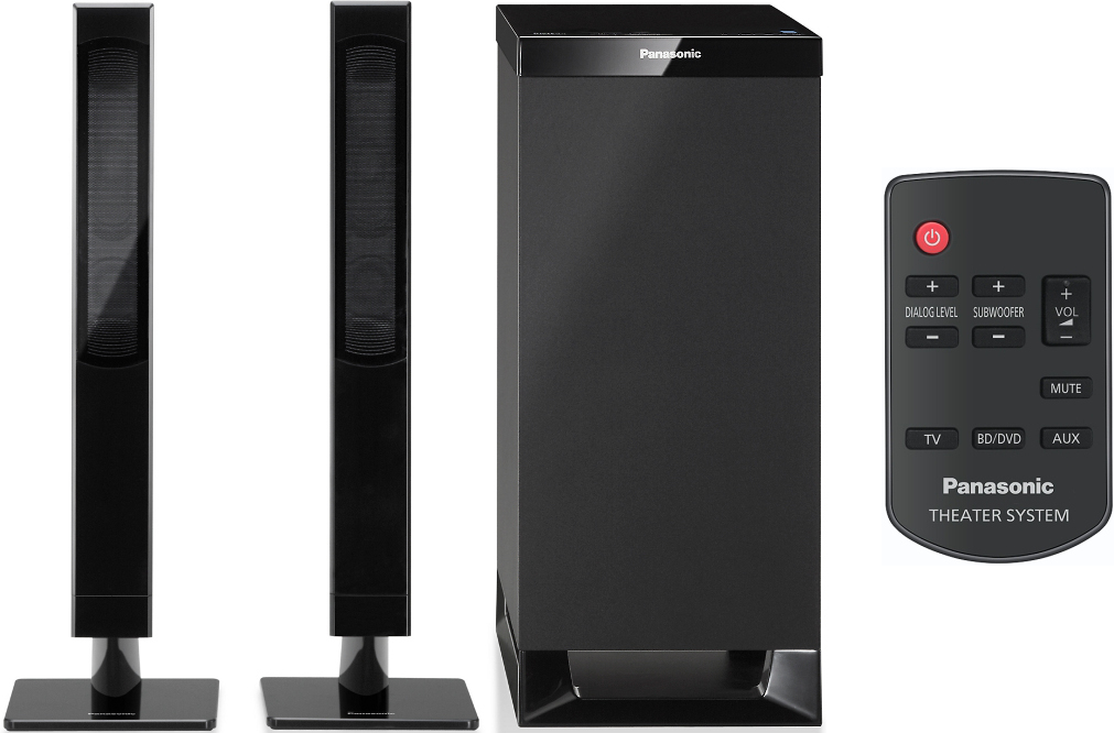 Panasonic SCHTB20EBK Sound Bar with MultiPositional Speakers (SCHTB20EBK) Buy Online Today
