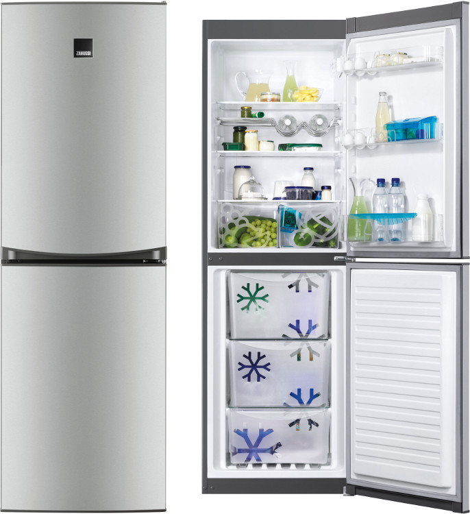 Zanussi ZRB34315XA Stainless Steel Tall A++ Rated Frost Free Fridge