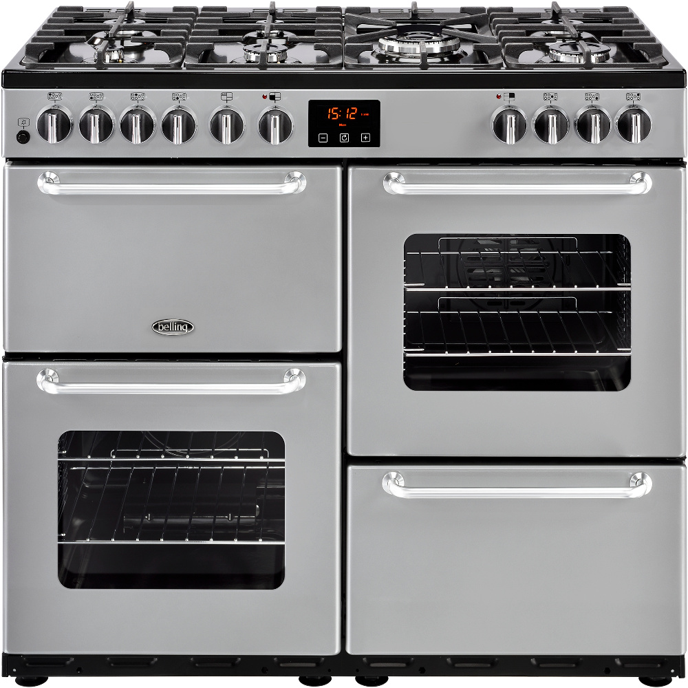 Buy Belling SANDRINGHAM 100DFT 100cm Dual Fuel Range Cooker (444444112