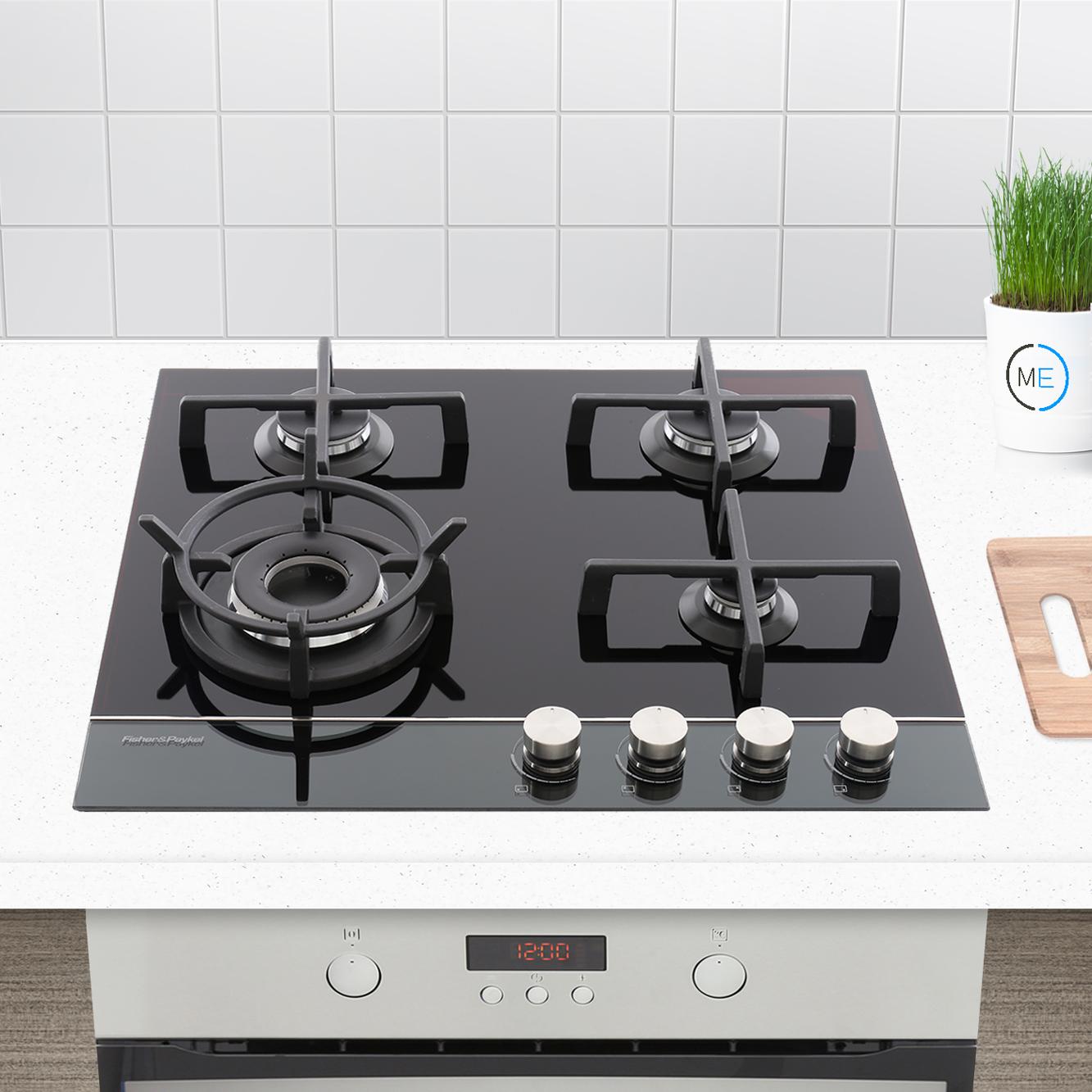 Buy Fisher & Paykel CG604DNGGB1 4 Burner Gas Hob (85363) Black on