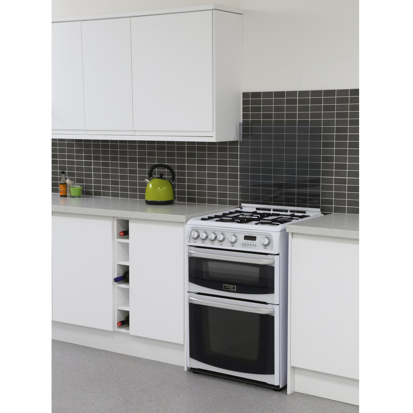 Buy Cannon Carrick CH60GCIW Gas Cooker with Double Oven (CH60GCIW) White Marks Electrical