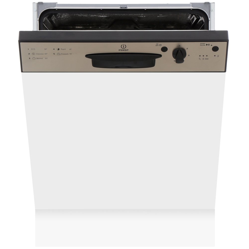 Buy Indesit DPG15B1NX Built In Semi Integrated Dishwasher (DPG15B1NXUK