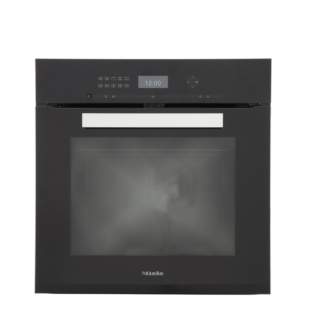 Buy Miele PureLine H6461BP Obsidian Black Single Built In Electric Oven