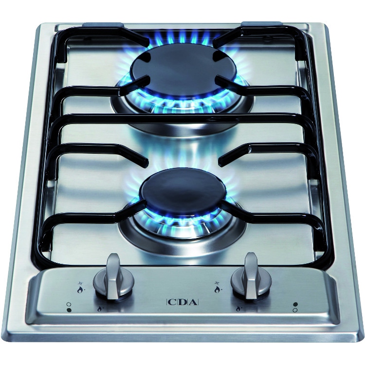 Buy CDA HCG301SS 2 Burner Gas Domino Hob Stainless Steel Marks