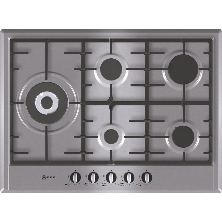 Buy Neff T25S76N0 5 Burner Gas Hob Stainless Steel Marks Electrical