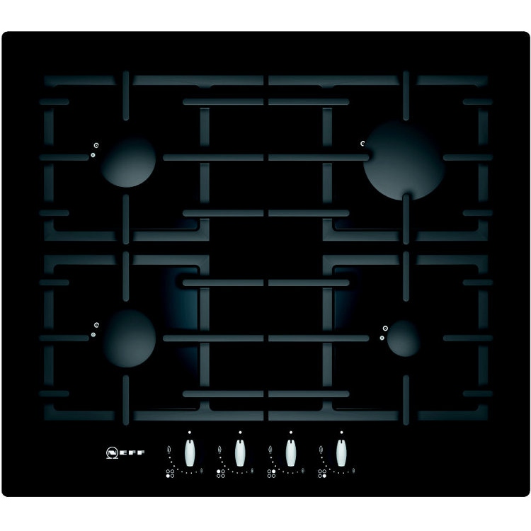 Buy Neff T62S26S1 4 Burner Gas Hob Black on Glass Marks Electrical