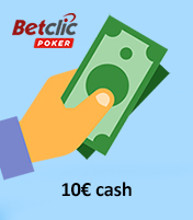 Bonus Cash Betclic 10€