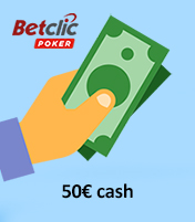 Bonus Cash Betclic 50€