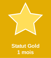 Statut gold 1 mois