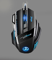 Souris de jeu LED Optique