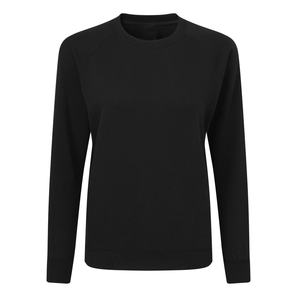 SG Ladies/Womens Raglan Long Sleeve Plain Crew Neck Sweatshirt Sweater
