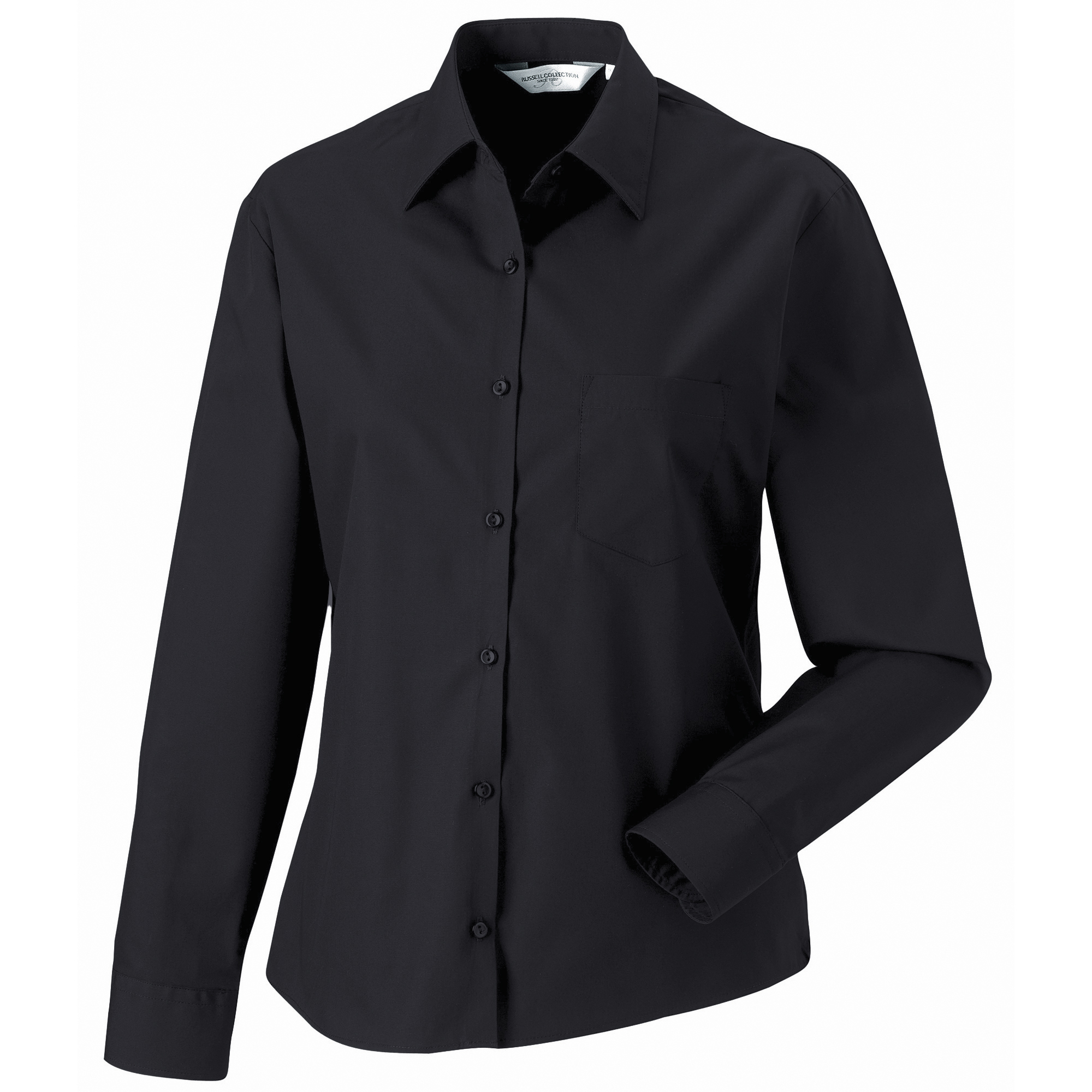 Jerzees Ladies/Womens Long Sleeve Pure Cotton Work Shirt eBay