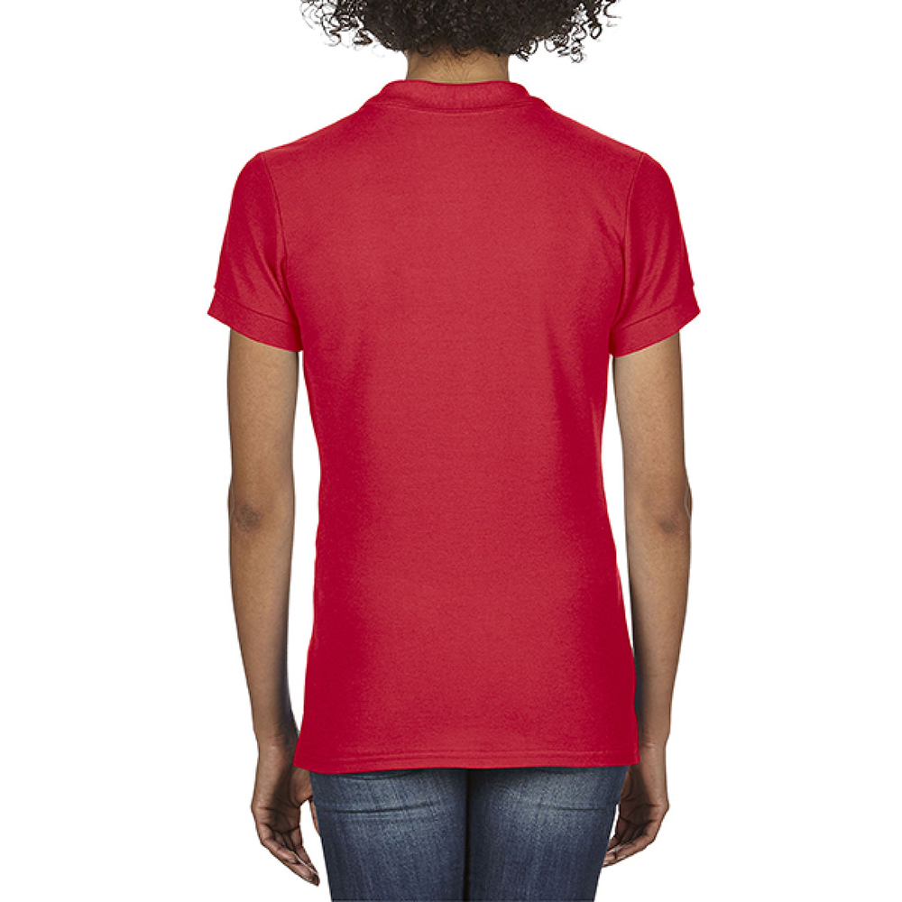 BC3719 Gildan Softstyle Womens//Ladies Short Sleeve Double Pique Polo Shirt