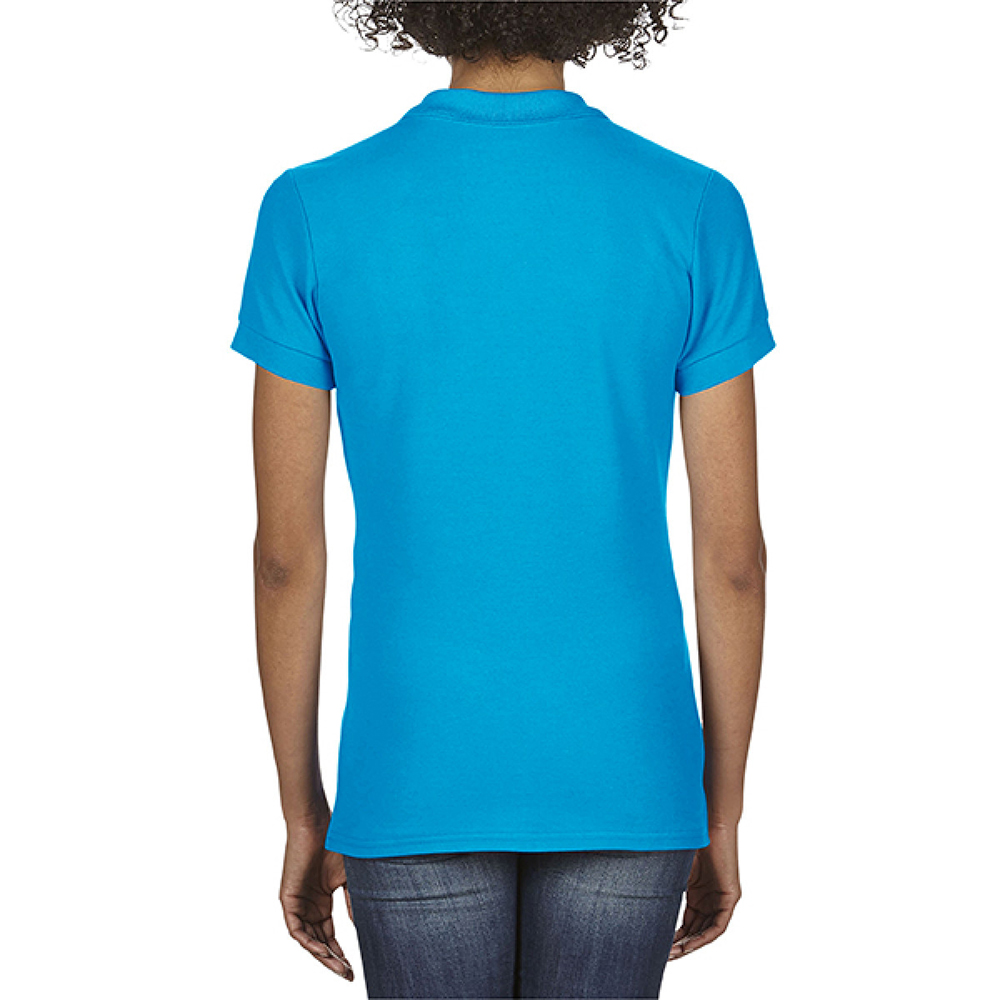 BC3719 Gildan Softstyle Womens//Ladies Short Sleeve Double Pique Polo Shirt