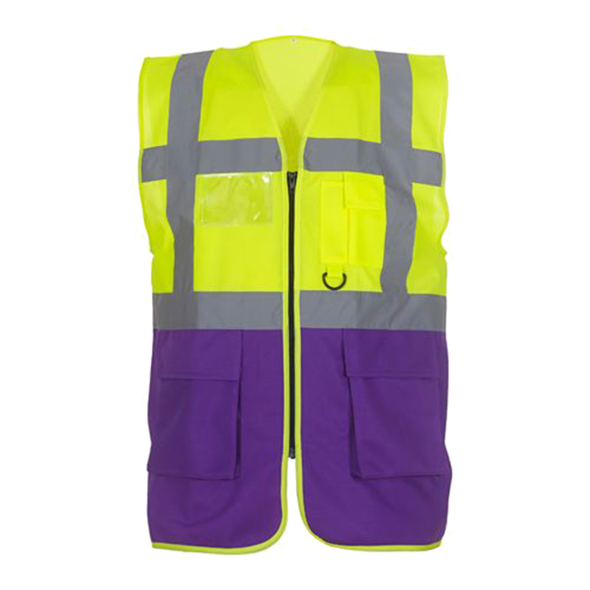 Yoko Hi-Vis Premium Executive//Manager Waistcoat Jacket BC4416 Pack of 2