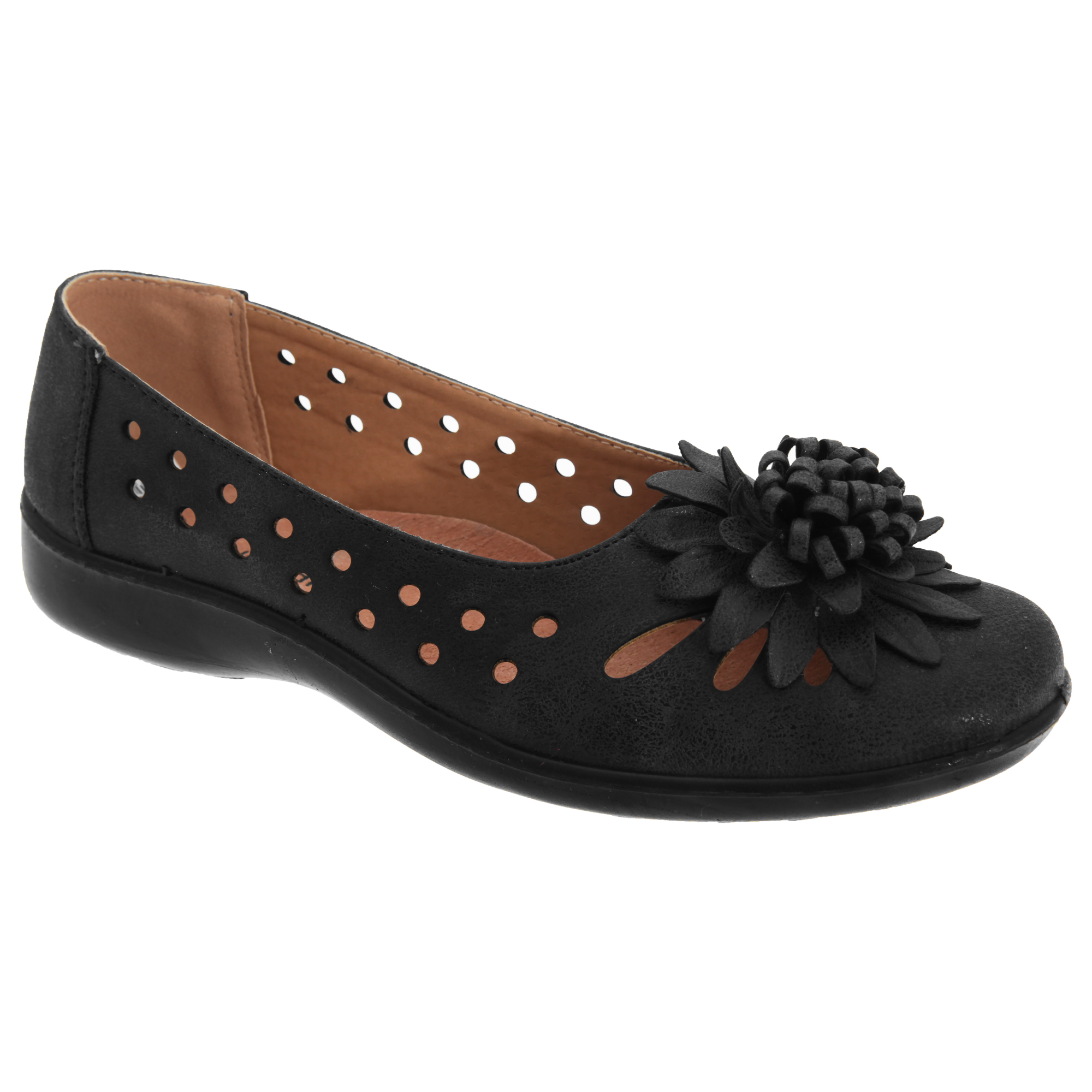 casual flats shoes boulevard womens punched floral flower summer casual flats shoes boulevard womens punched floral flower summer