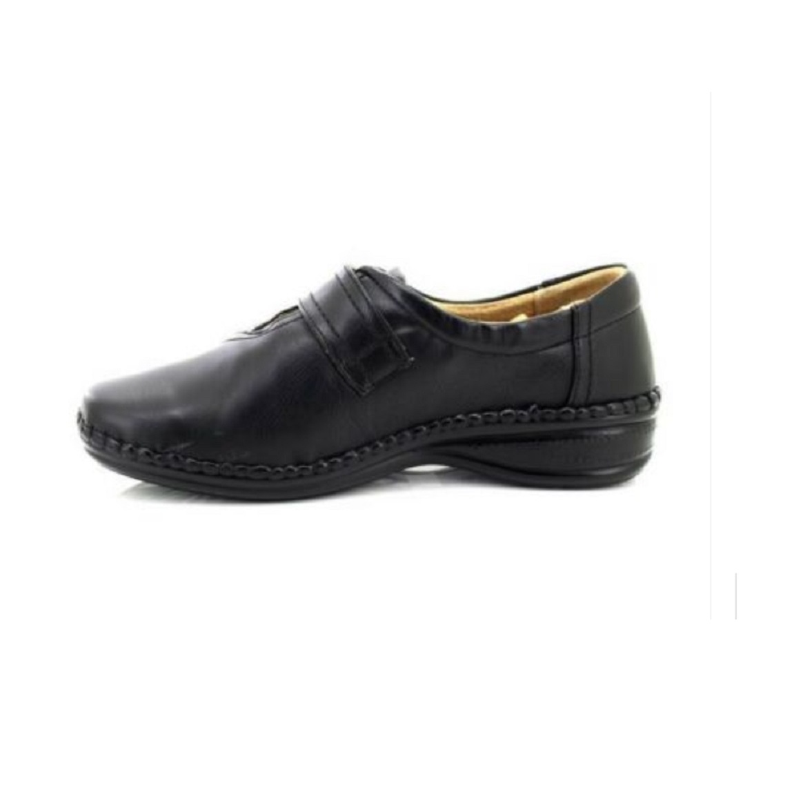 Boulevard Womens//Ladies XXX Wide Touch Fastening Bar Shoes//Loafers DF999