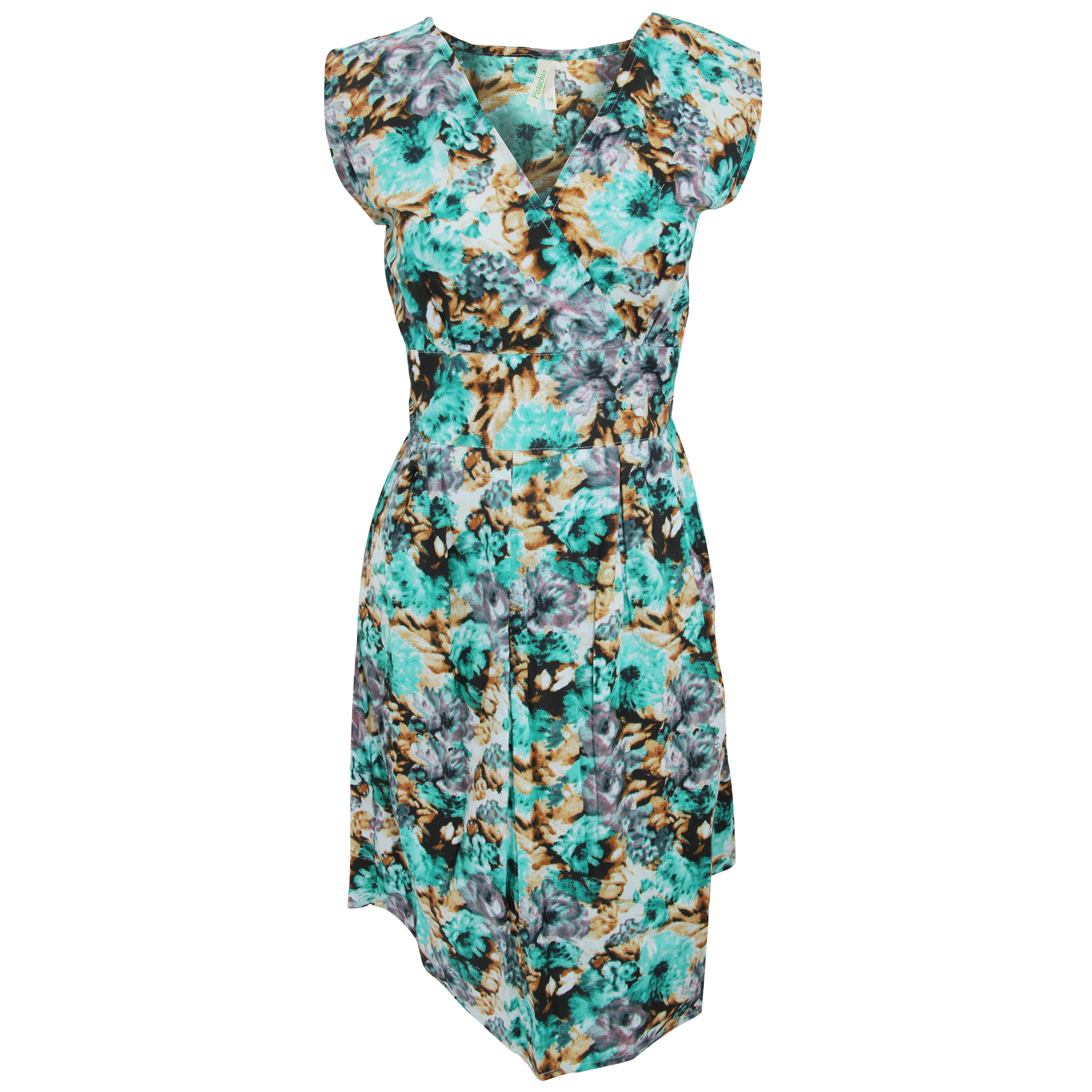 Womens/Ladies Floral Print Sleeveless Cotton Summer Dress eBay