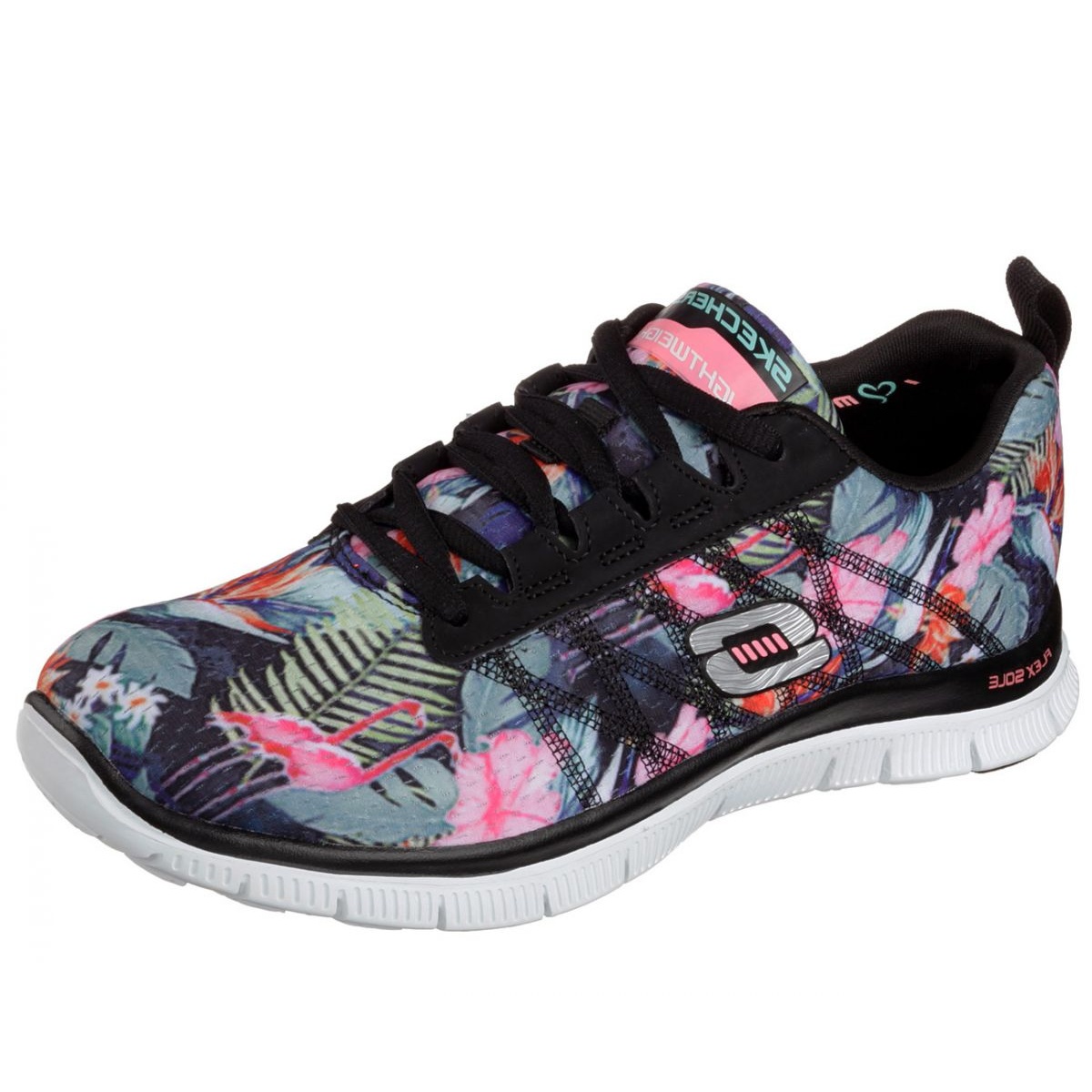 skechers flex appeal ladies trainers