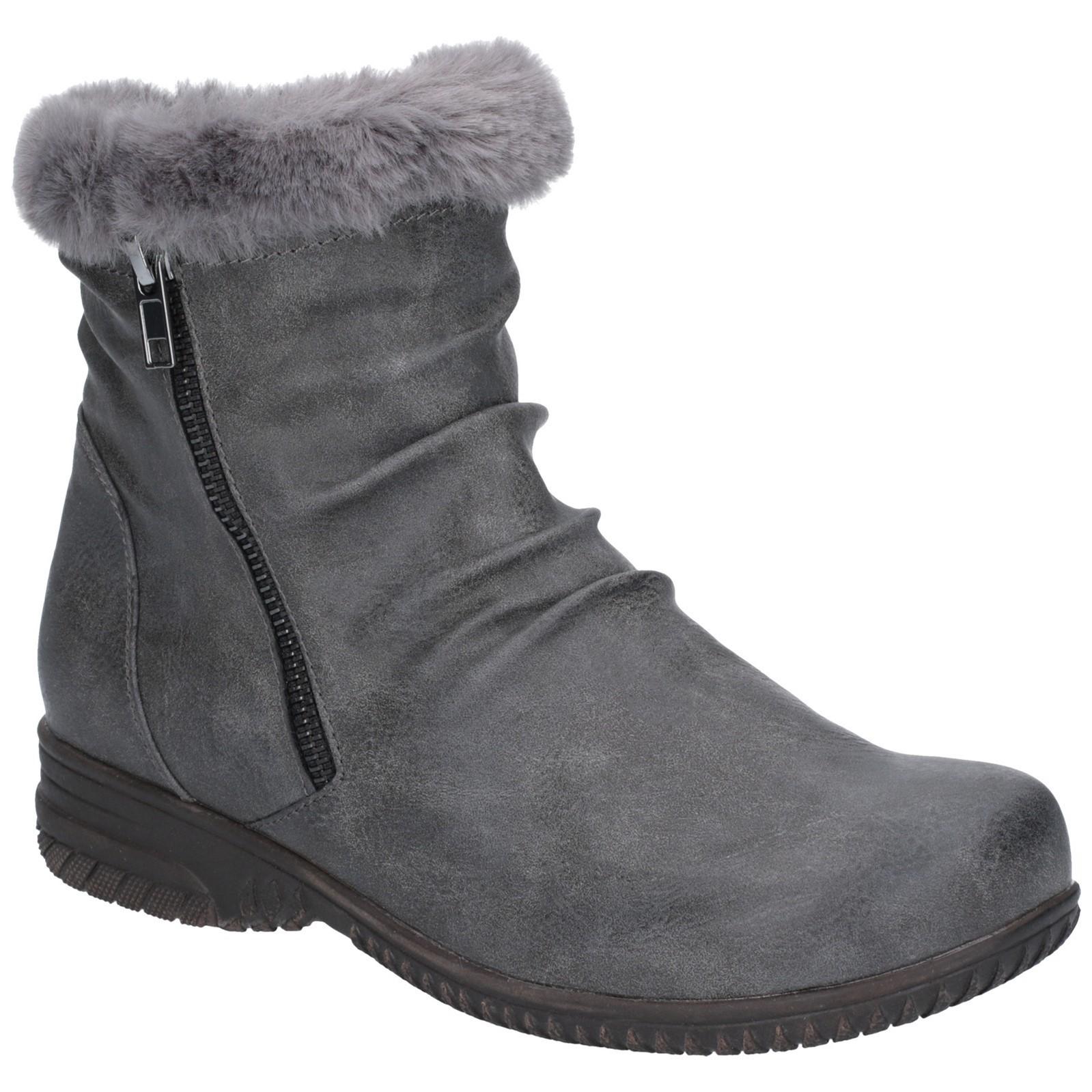 Fleet /& Foster Womens//Ladies Aurora Zip Boot FS5848