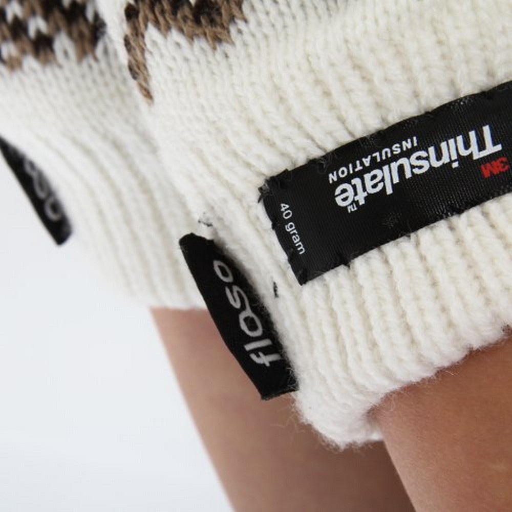 FLOSO Ladies /Womens Thinsulate Fairisle Pattern Thermal Winter Gloves (3M 40g) | eBay