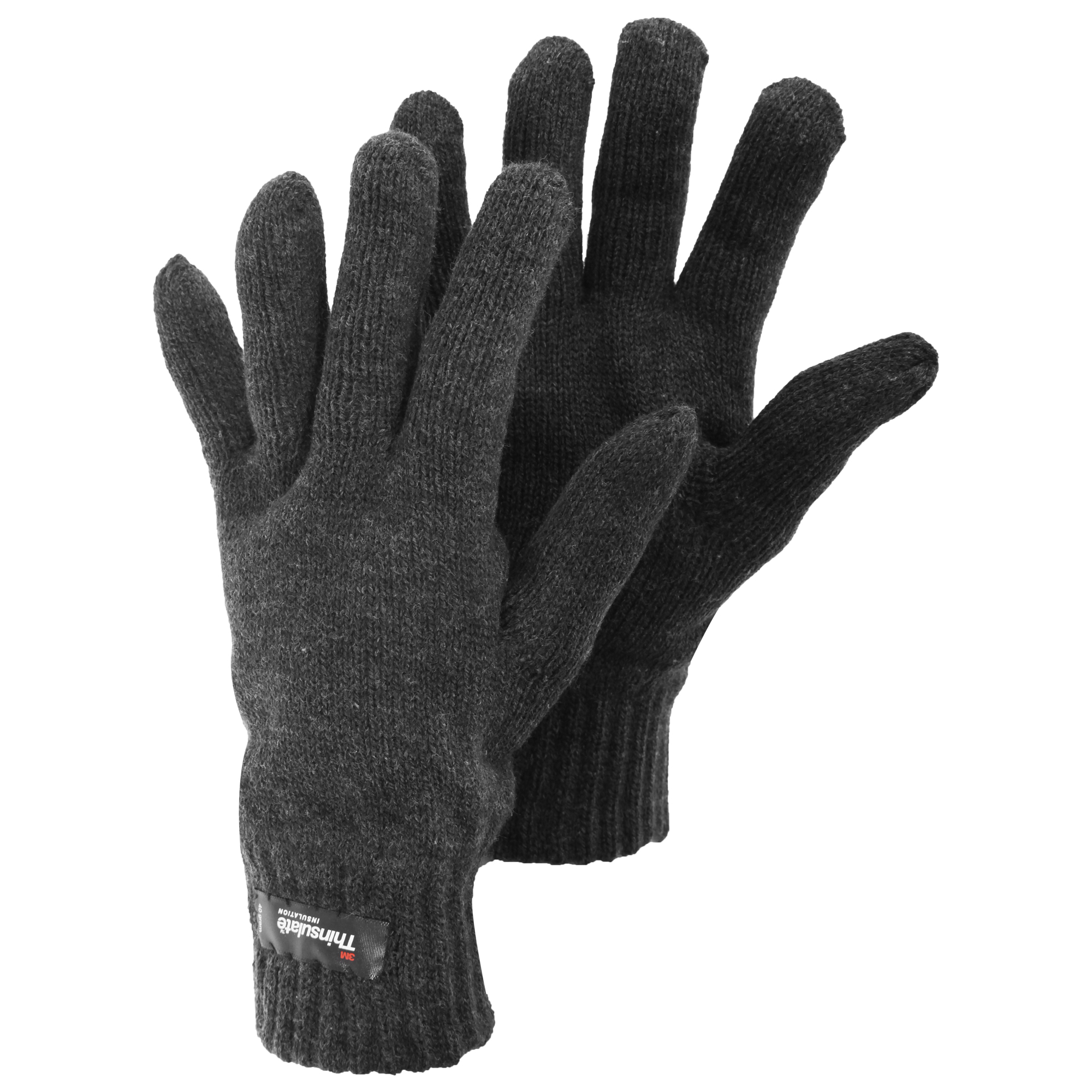 Mens Heatguard Thinsulate Thermal Knitted Winter Gloves