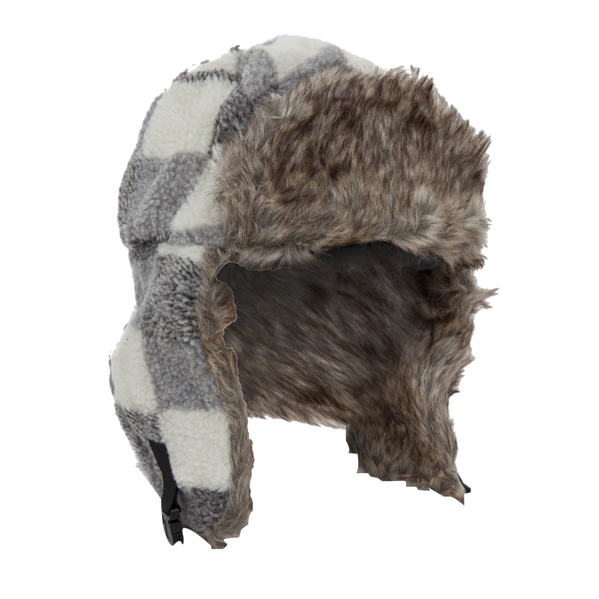 Shop by category New Ultra Soft Faux Fake Fur Wool blend Tweed Trooper Trapper Pilot Aviator Hunter Ski Winter Skate Hat Cap Ultra Luxurious soft faux fur, feel the difference. Luxuriously soft, super warm but, light weight, not too heavy that you will sweat in them.