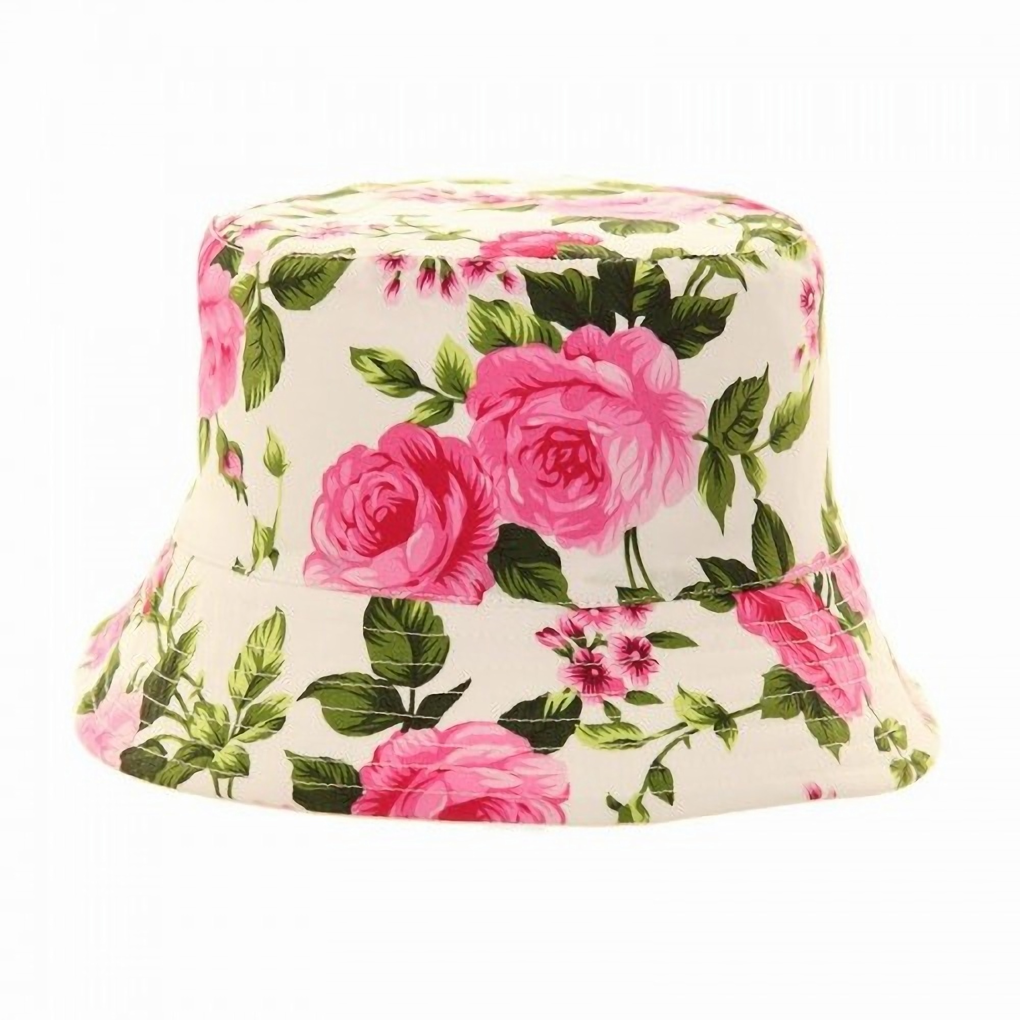 Womens/Ladies Reversible Floral Rose Print Bucket Hat eBay