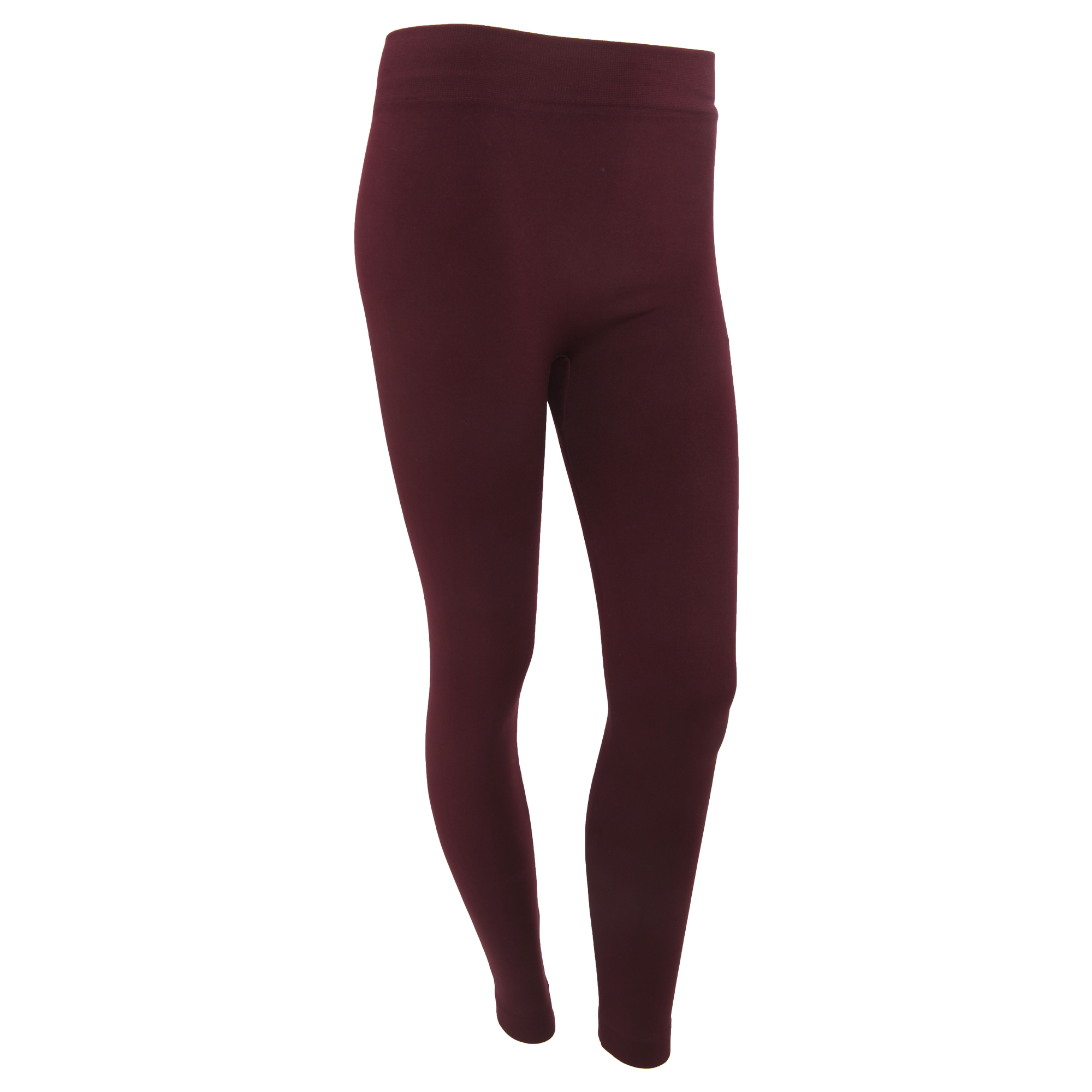 Leggings termici tinta unita con interno felpato Donna eBay