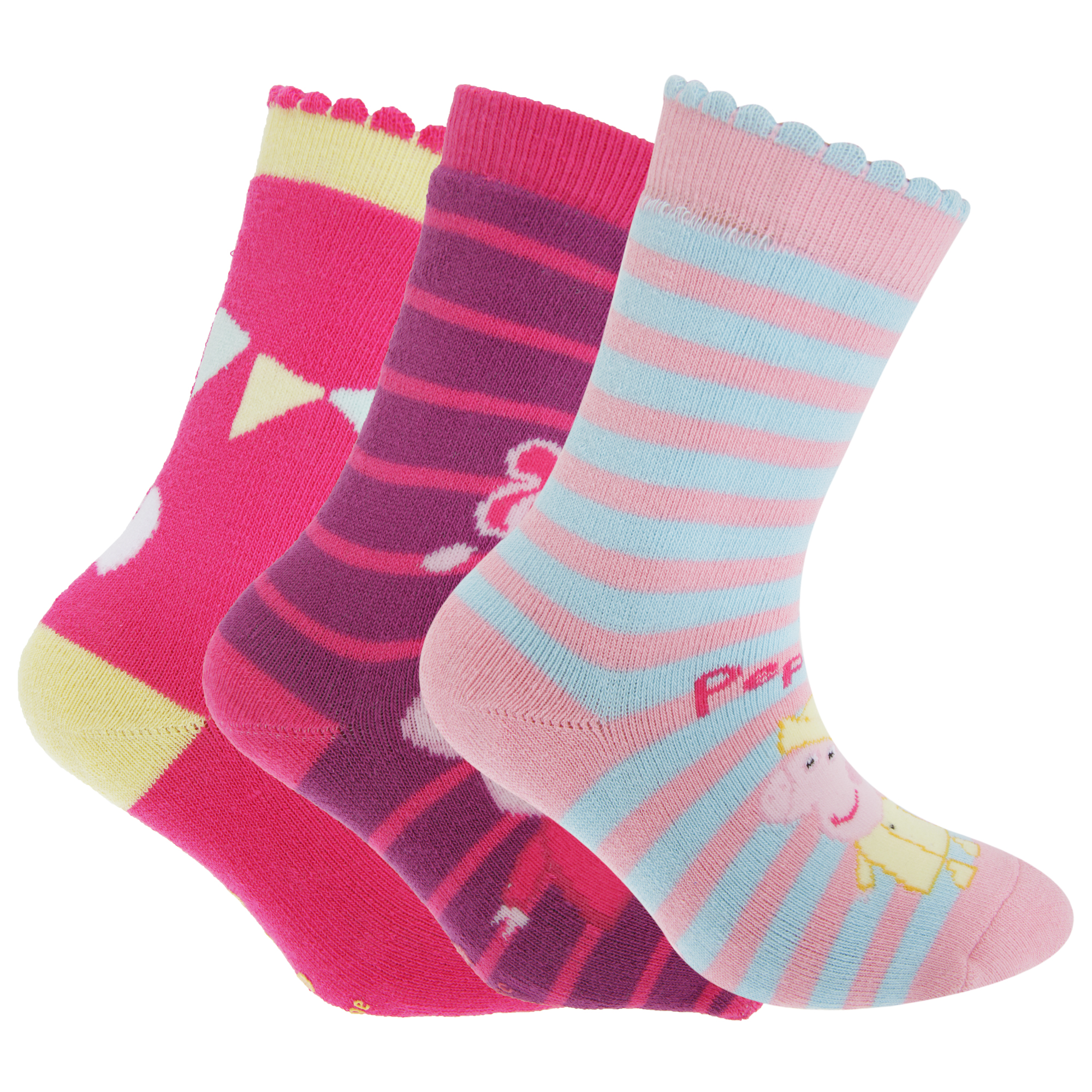 peppa slipper socks