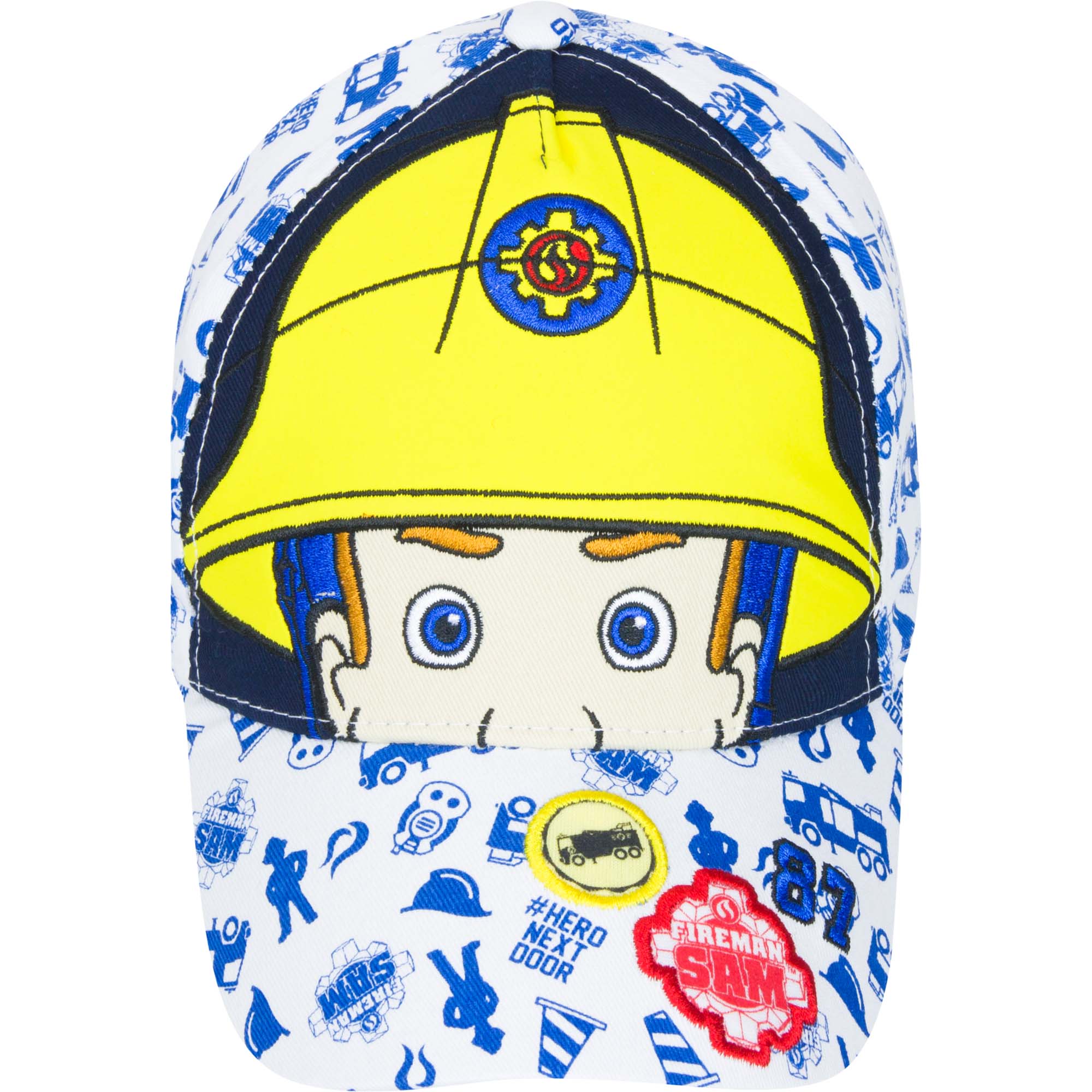 Fireman Sam Childrens//Kids Eyes And Helmet Baseball Cap KC641