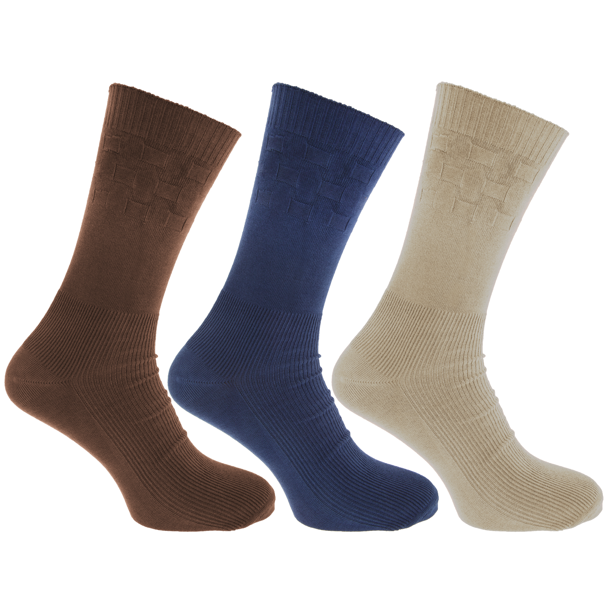Mens Wide Fit Diabetic Socks With Easytop Comfort Grip (Pack Of 3) eBay