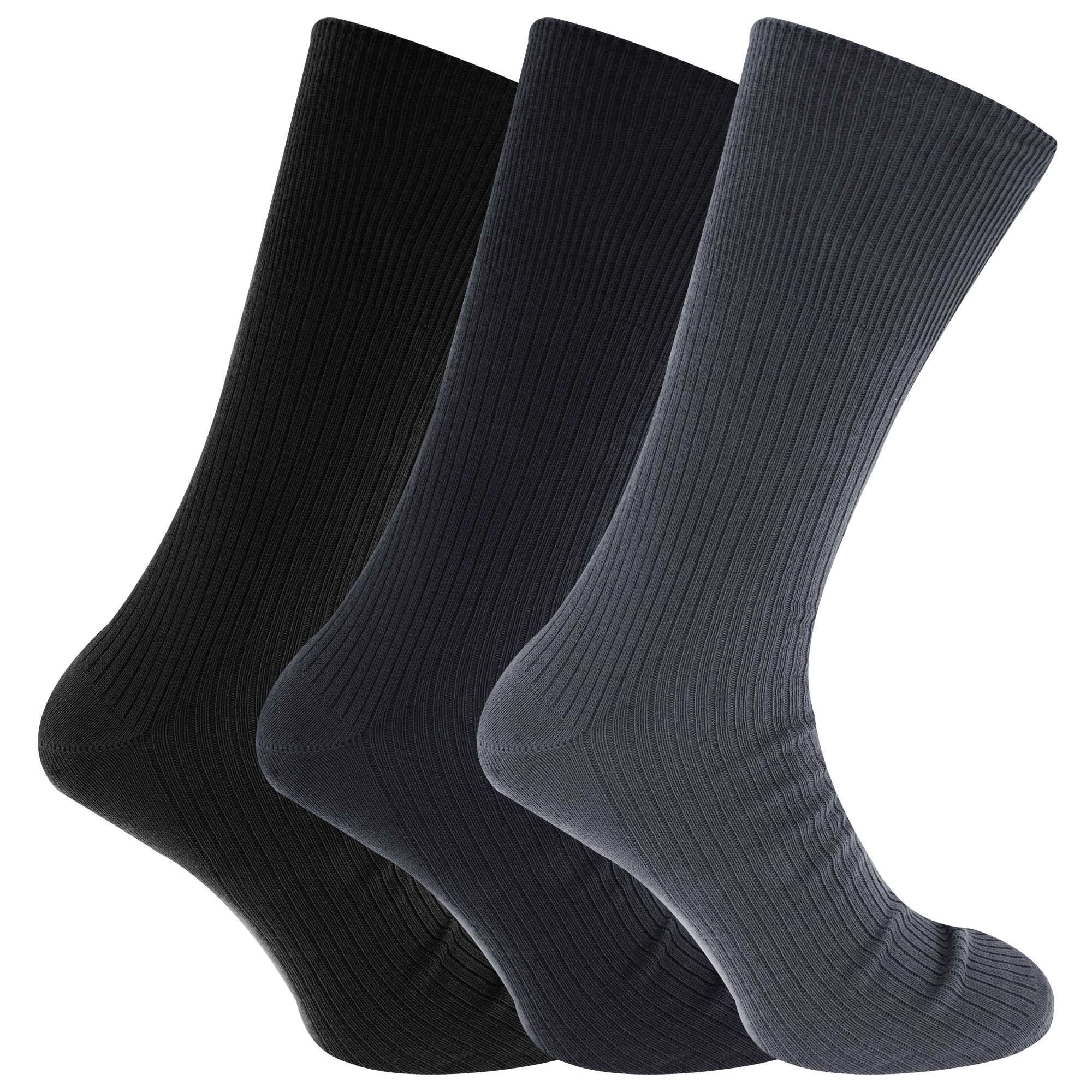 Mens Big Foot Non Elastic Diabetic Socks (3 Pairs) eBay
