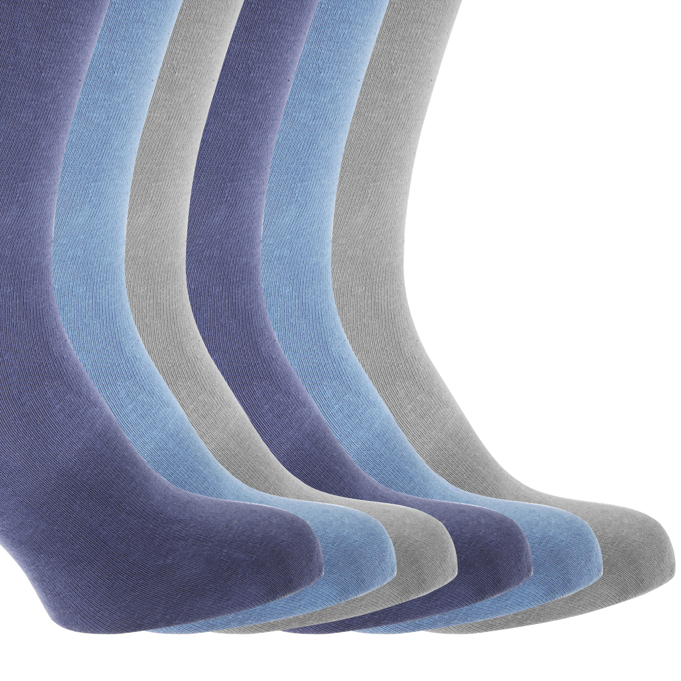 FLOSO Mens Cotton Mix Lycra Socks (Pack Of 6) eBay