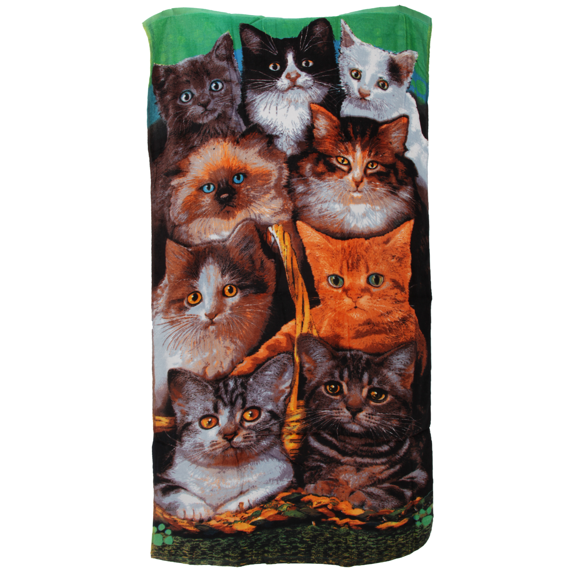 Cats Pawprint Animal Design Velour 100 Cotton Beach/Bath Towel eBay