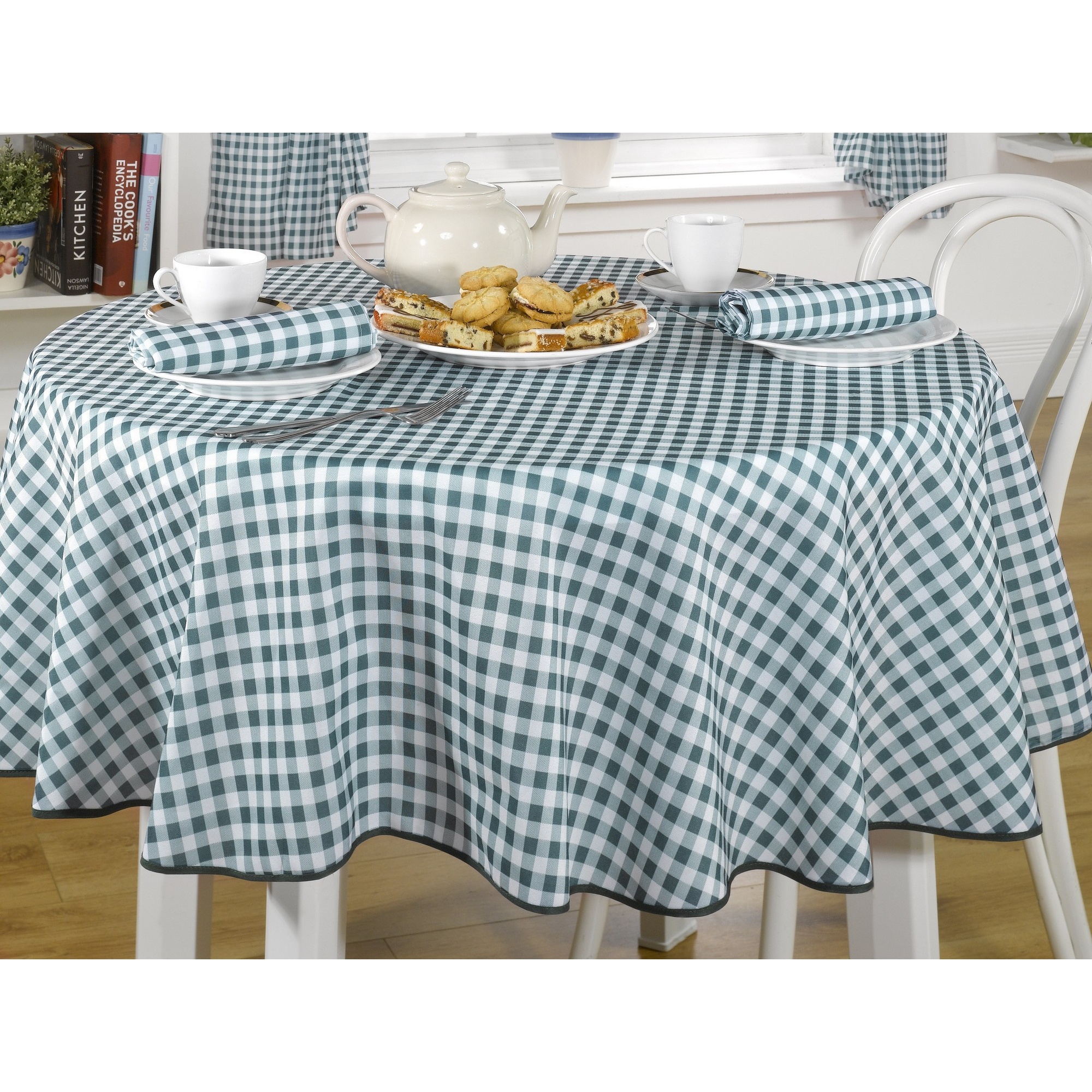 Molly Gingham Check Pattern Tablecloth eBay