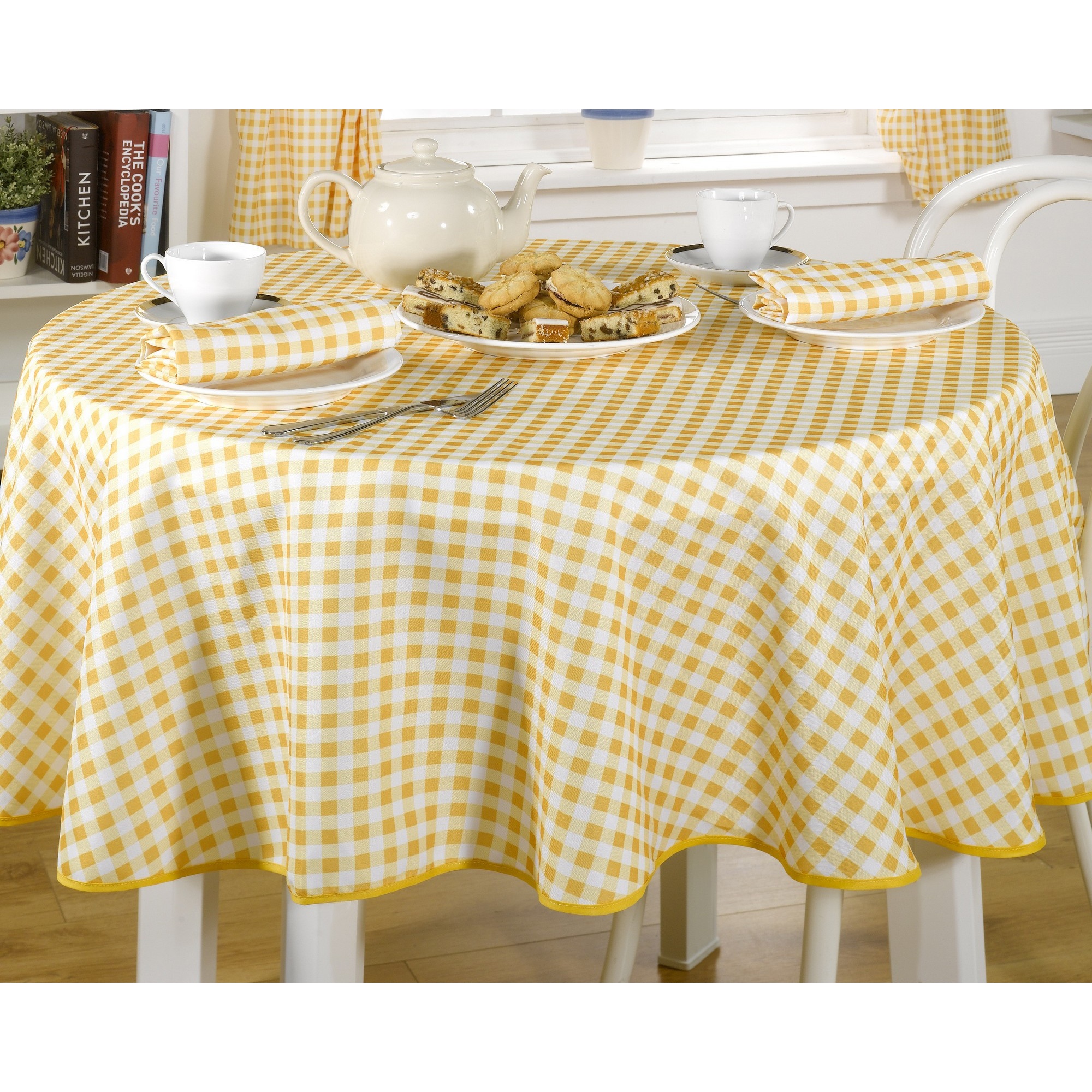 Molly Gingham Chequer Pattern Tablecloth
