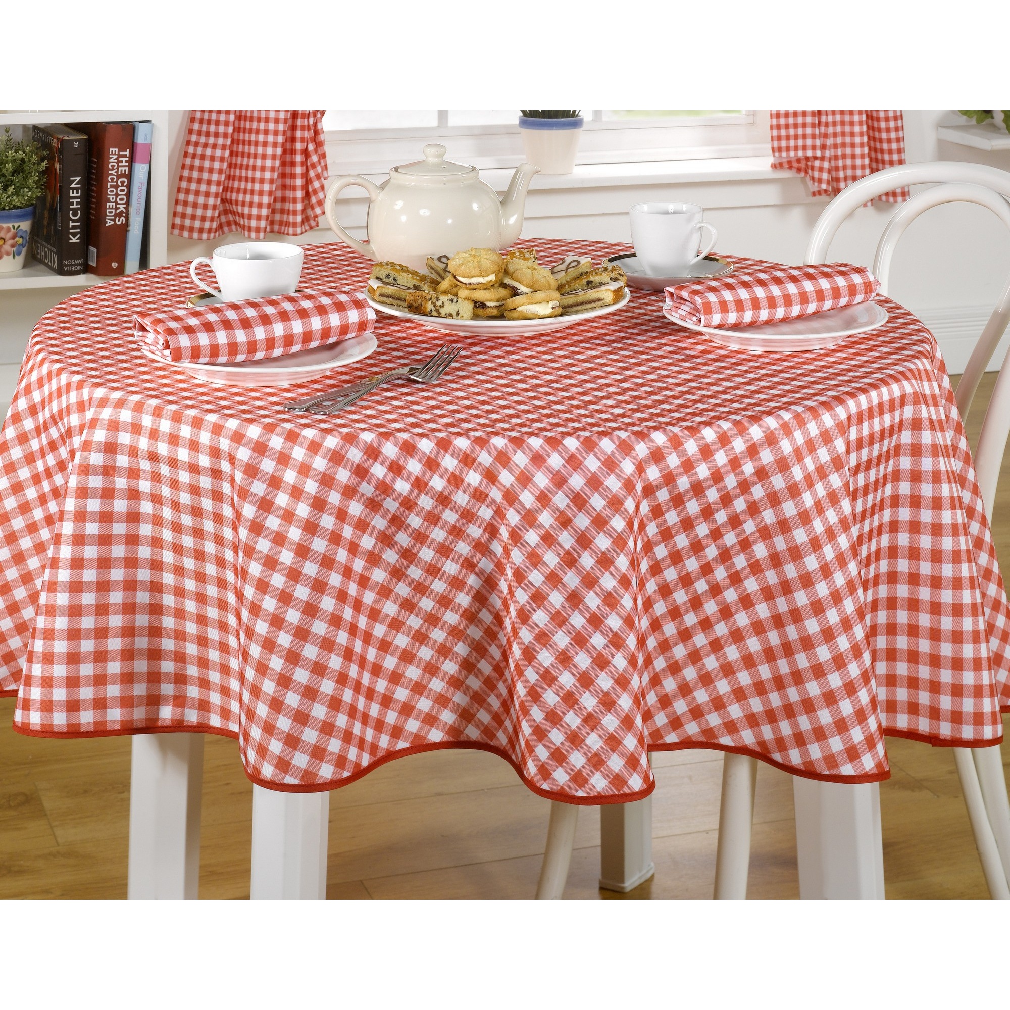 Molly Gingham Check Pattern Tablecloth eBay
