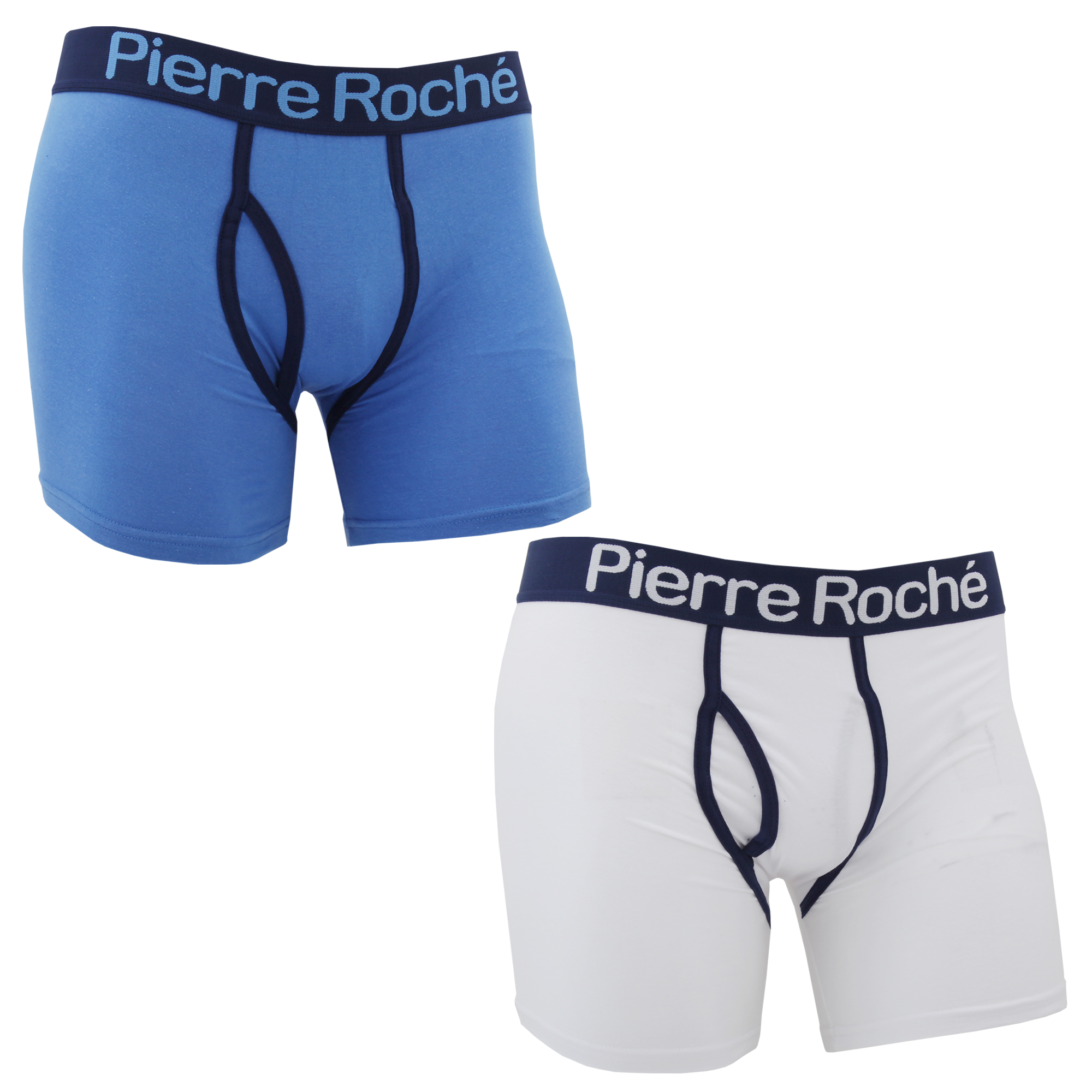 Pierre Roche Mens Keyhole Trunks /Boxer Shorts /Underwear (Pack Of 2