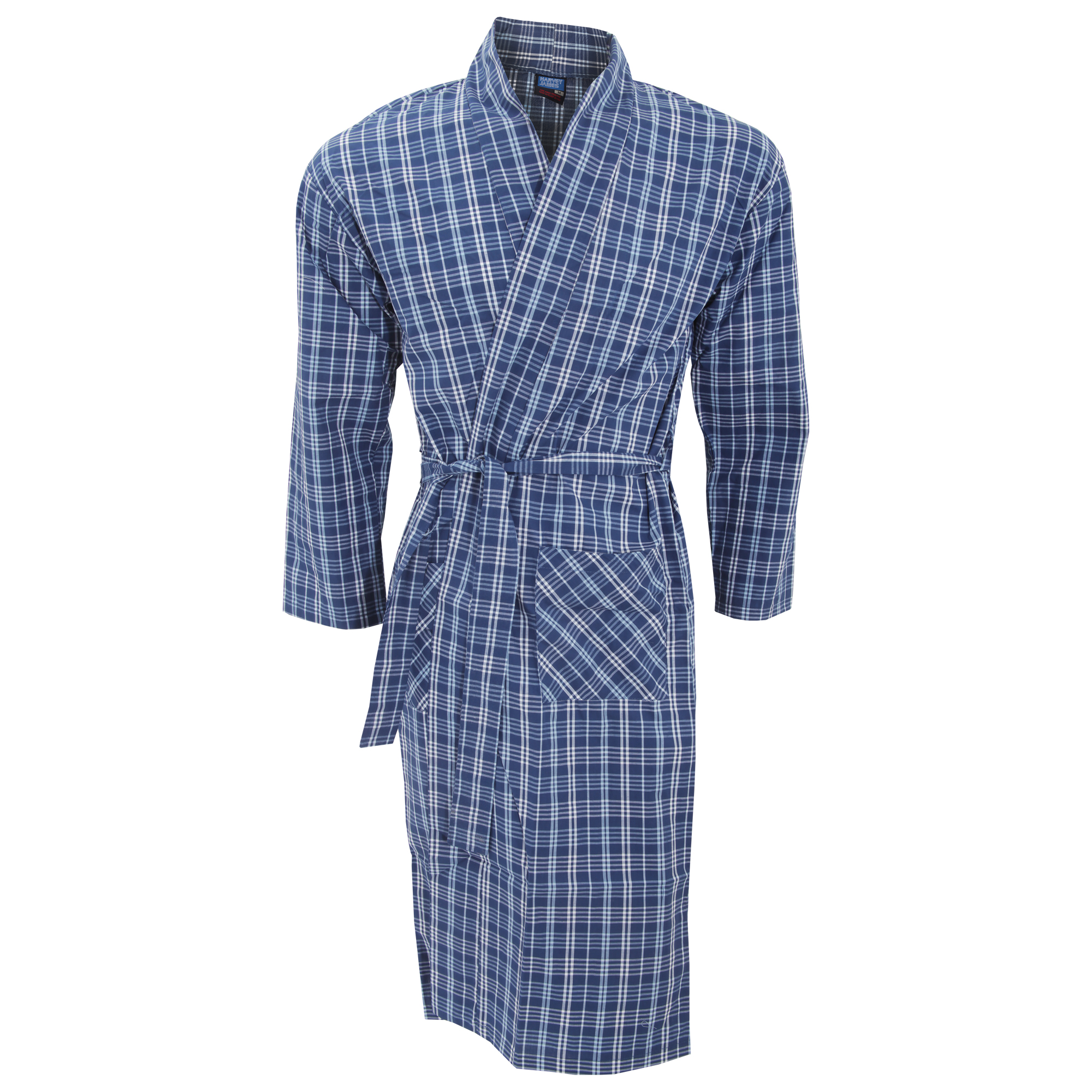 Mens Lightweight Patterned Kimono Robe