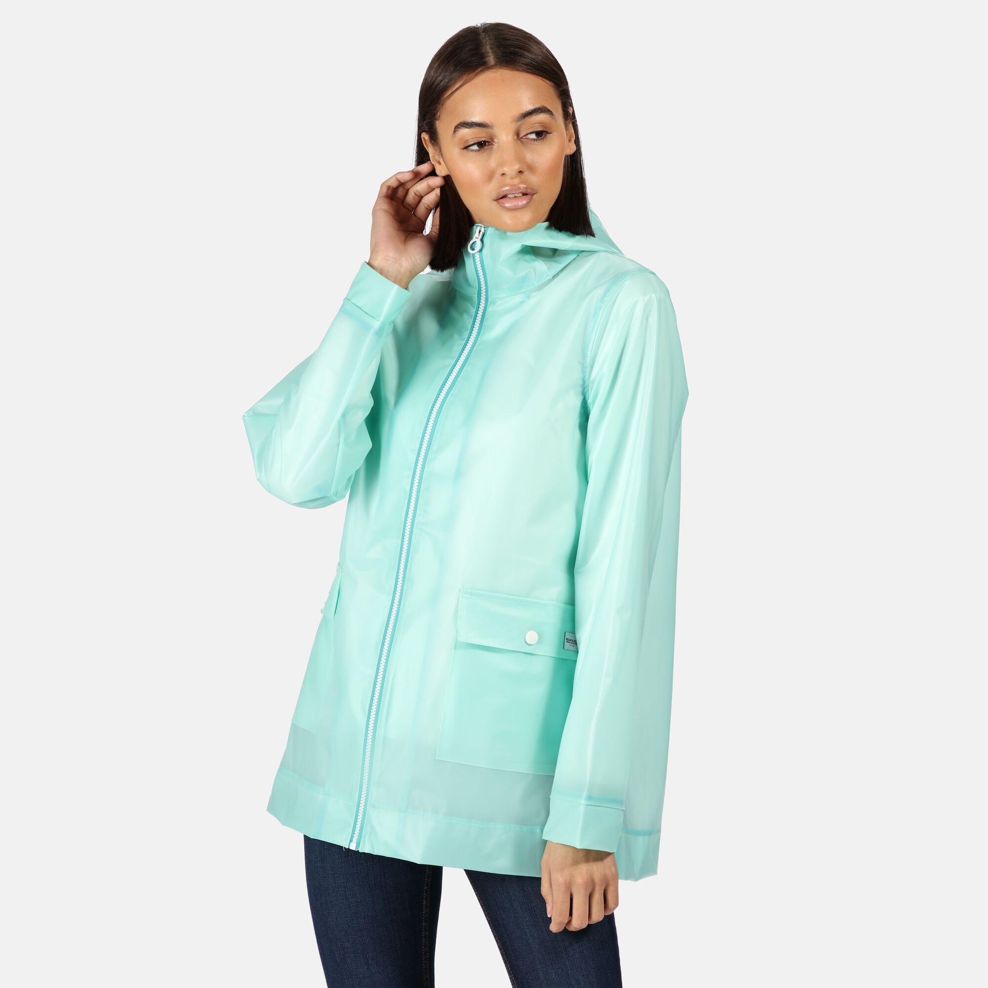 Regatta Damen Regenmantel Takala mit Kapuze RG5453