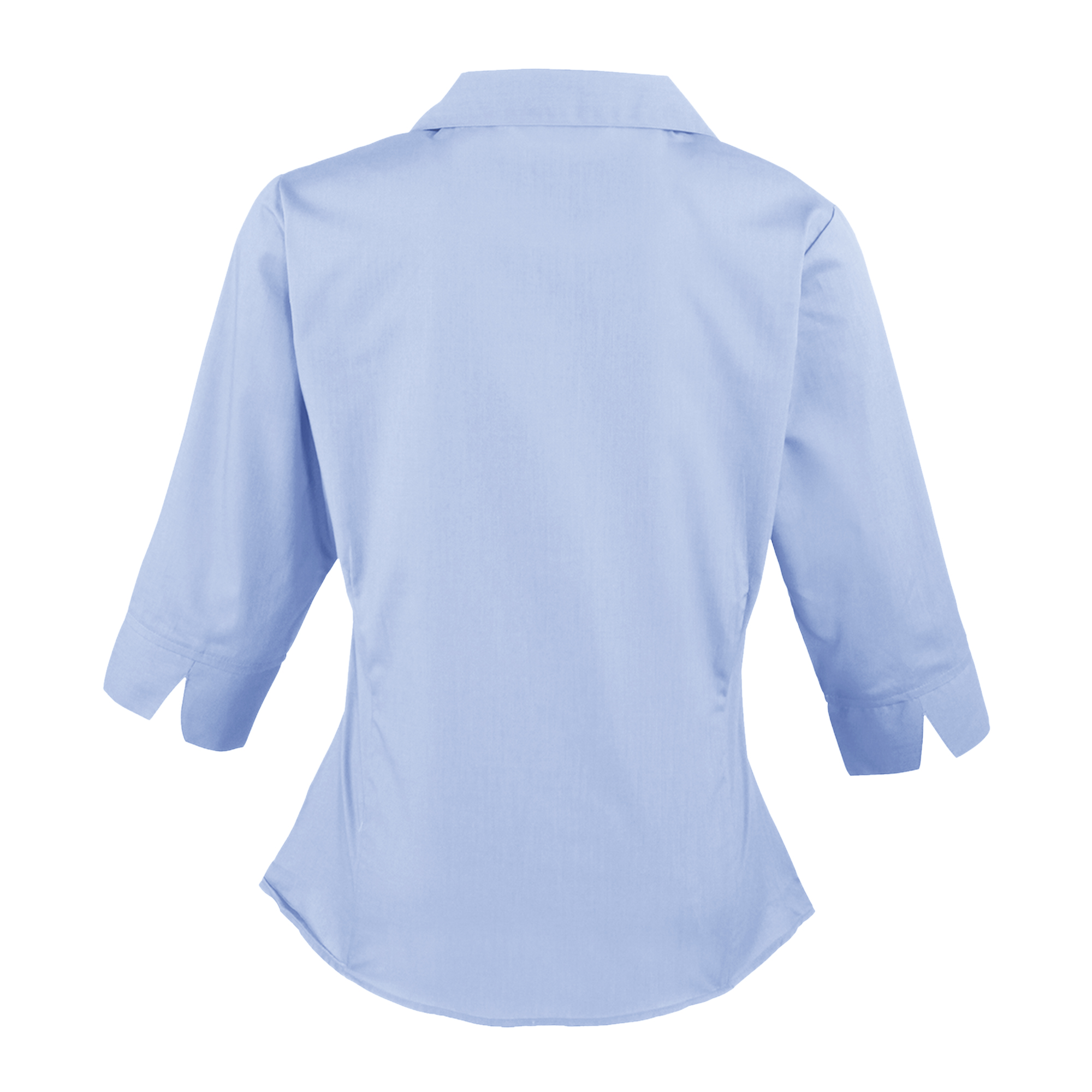 Womens/Ladies Premier 3/4 Sleeve Poplin Blouse/Plain Work/Office