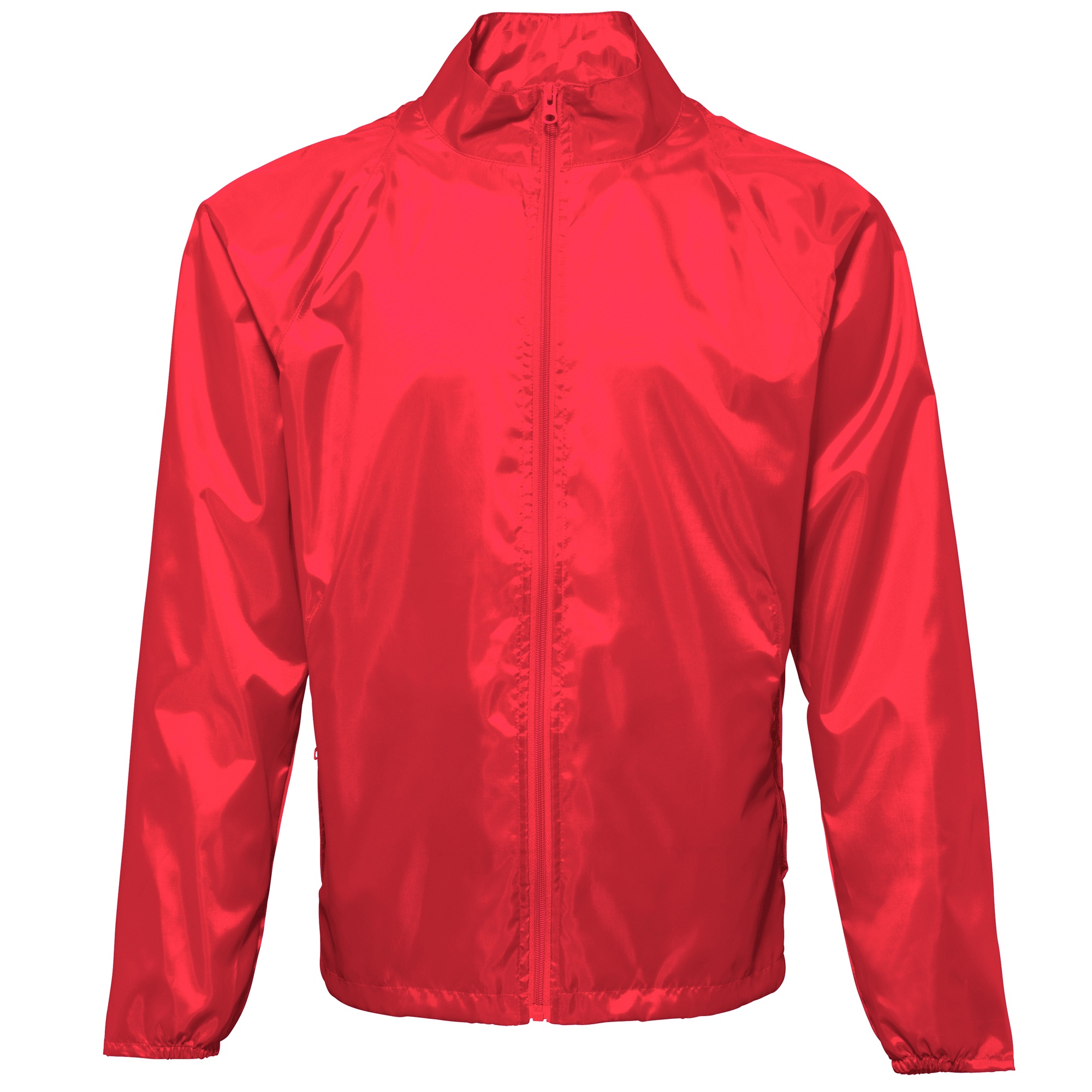 2786 Unisex Mens /Womens Lightweight Plain Wind & Shower Resistant Zip