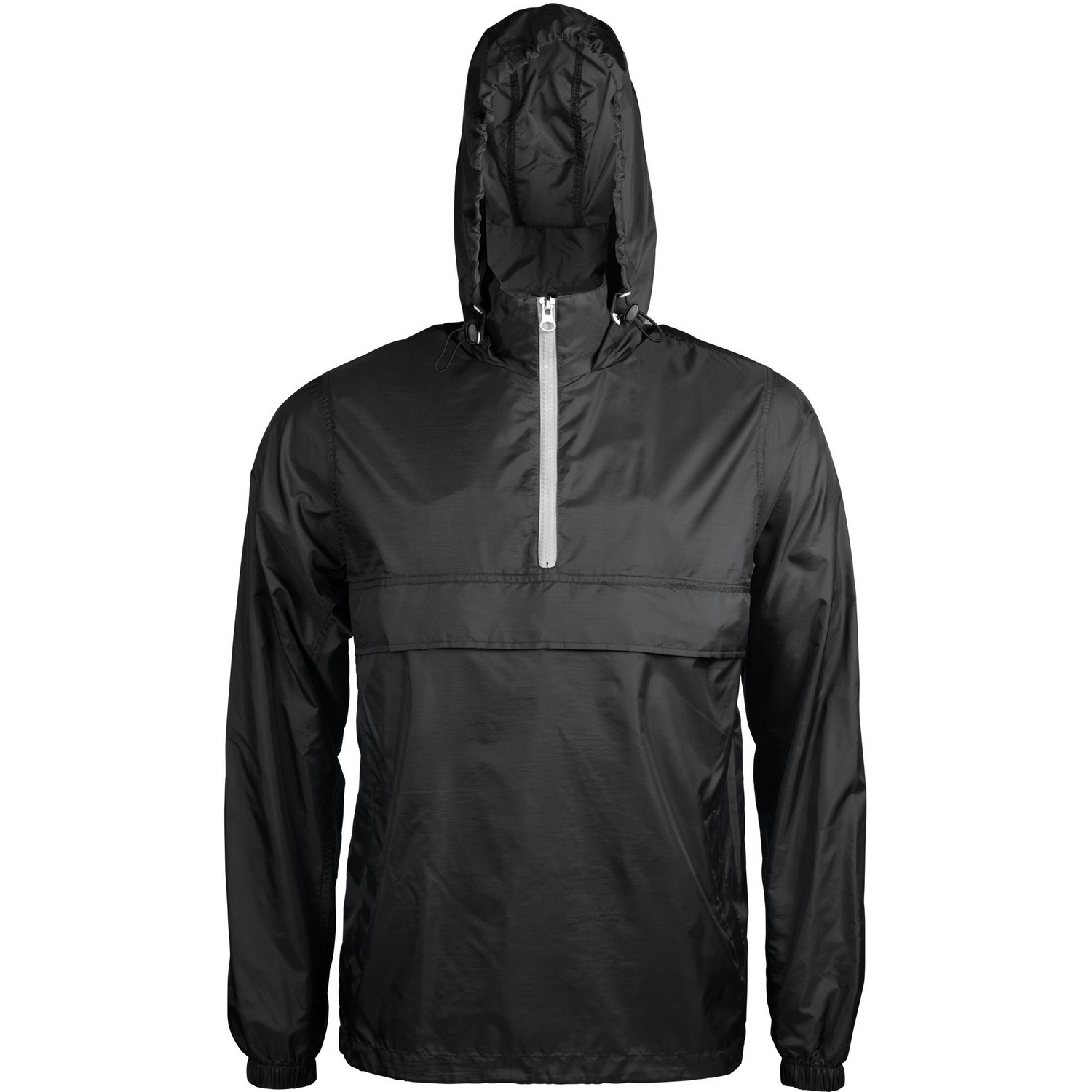 Kariban Mens/Womens 1/4 Zip Neck Unlined Pullover Windbreaker Rain Jacket