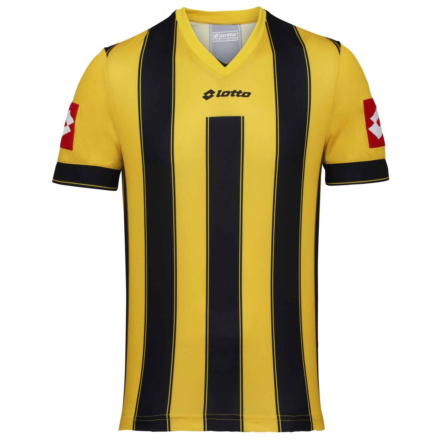 Lotto Mens Striped Vertigo Evo Short Sleeve Soccer/Football Shirt eBay