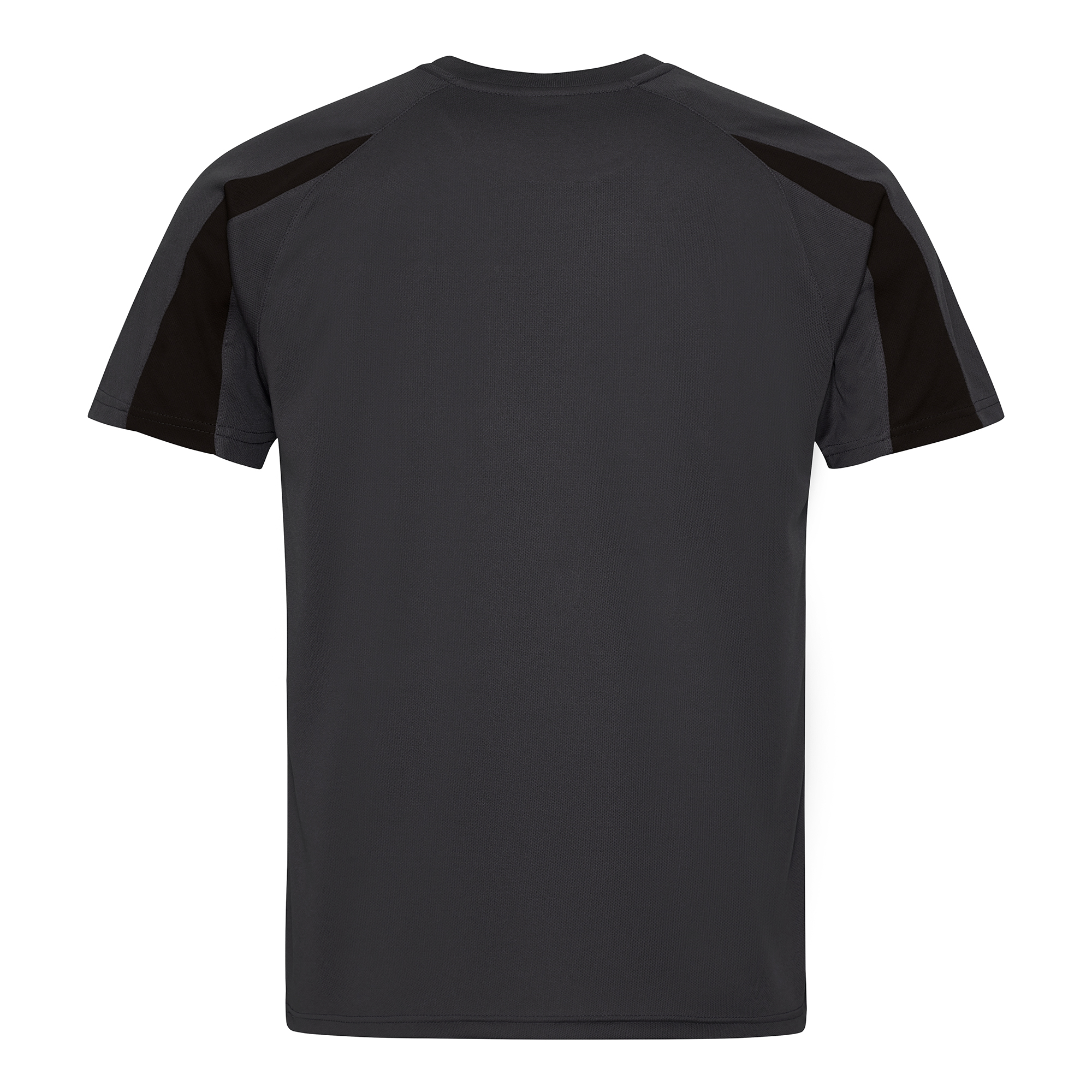Just Cool Mens Contrast Sports Gym Plain T-Shirt 15 Colours Szs S-2XL RW685