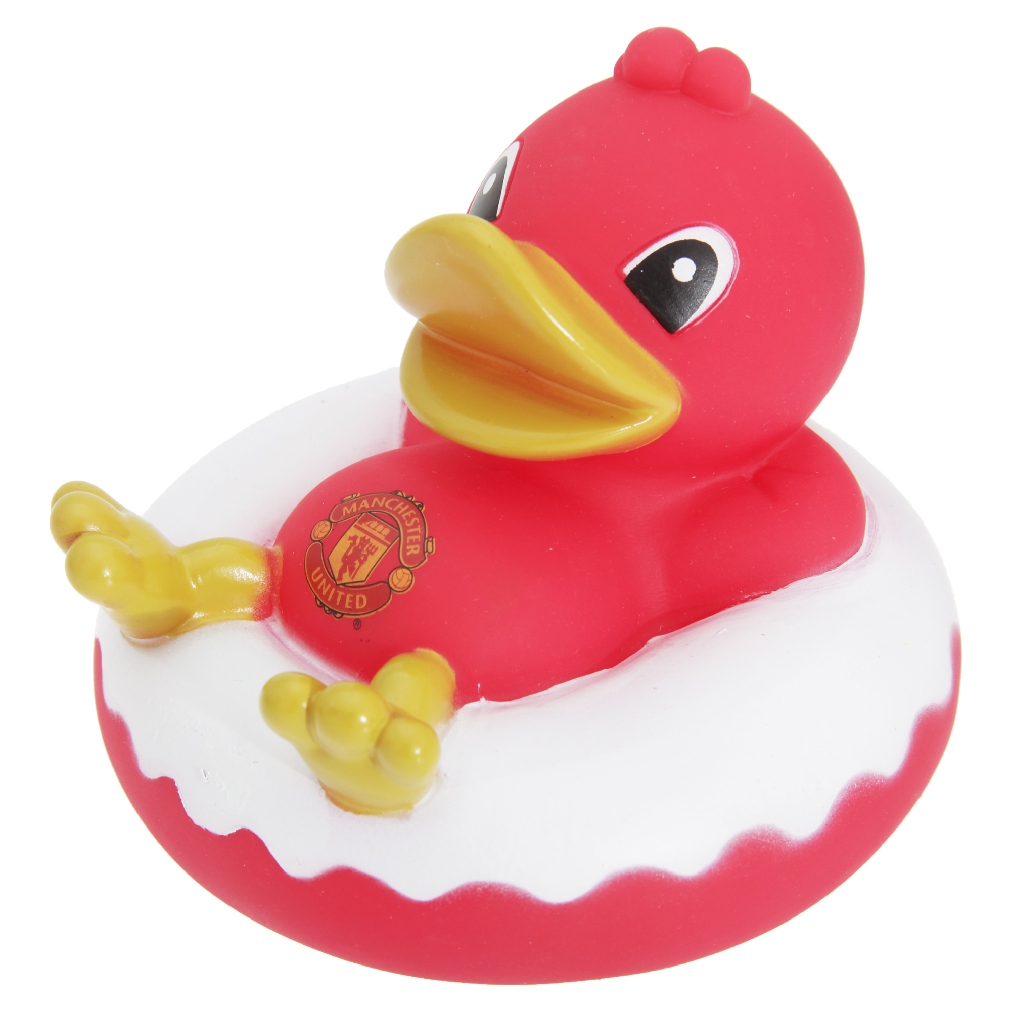Manchester United FC Official Football Crest Bath Time Dinghy Rubber