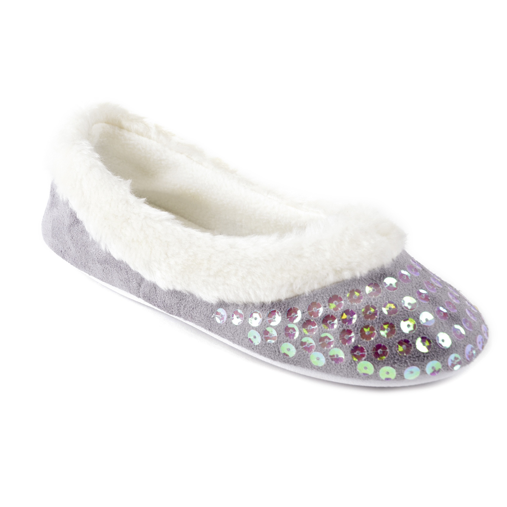 womens sequin slippers womens sequin fur trim ballet slippers ebay womens sequin slippers womens sequin fur trim ballet slippers ebay